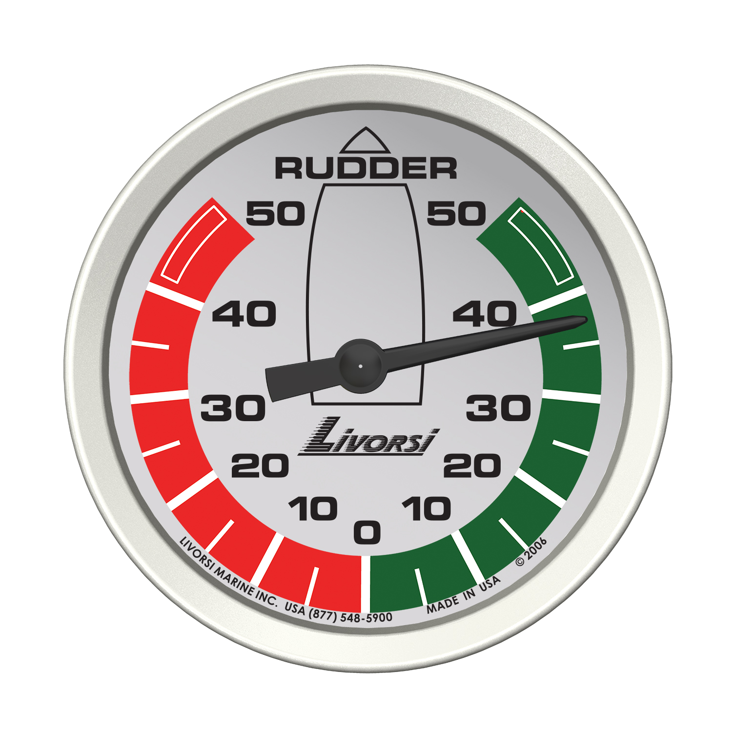 2 5/8″ 5 volt reference rudder position gauge – DC5VRD