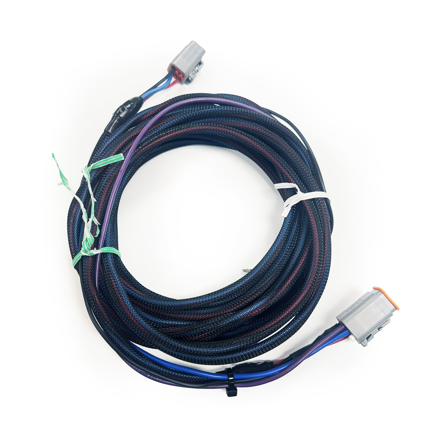 6 pin 20’ long jack plate wire harness with heat shrink – DC5VWH-010000
