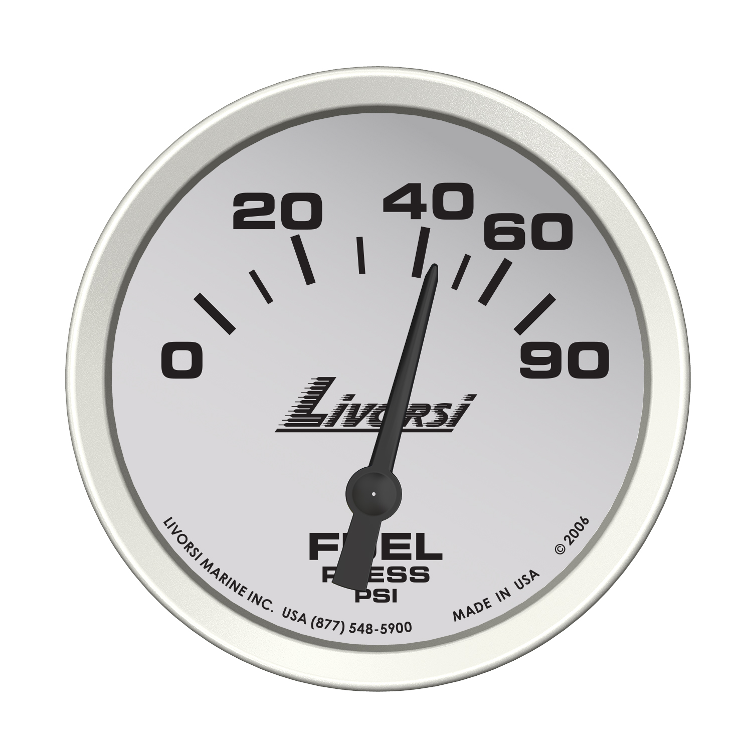 2 5/8″ Electric Fuel Pressure Gauge 0-90 PSI – DCFP90