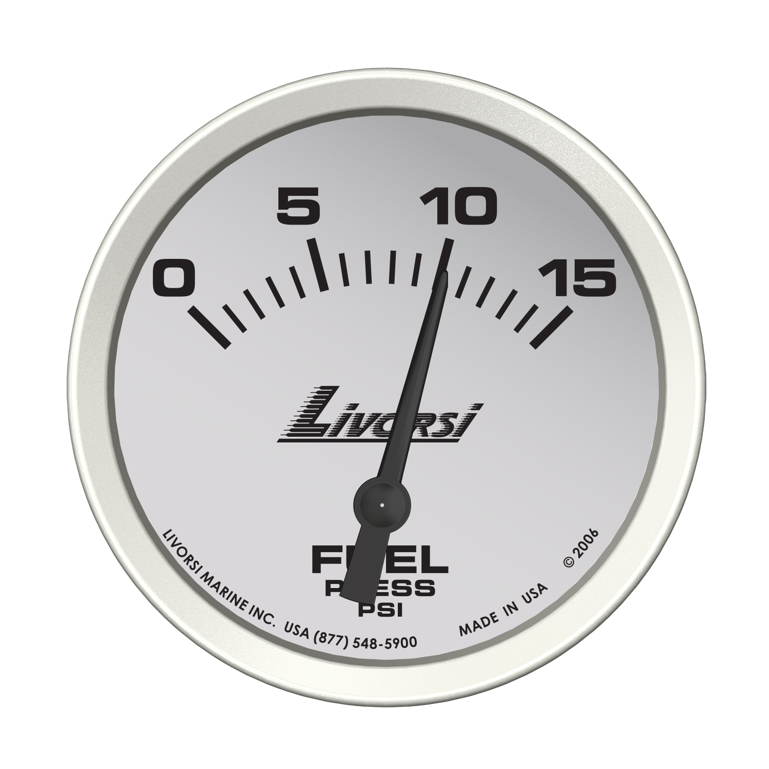 2 5/8″ Electric Fuel Pressure Gauge 0-15 PSI – DCFP