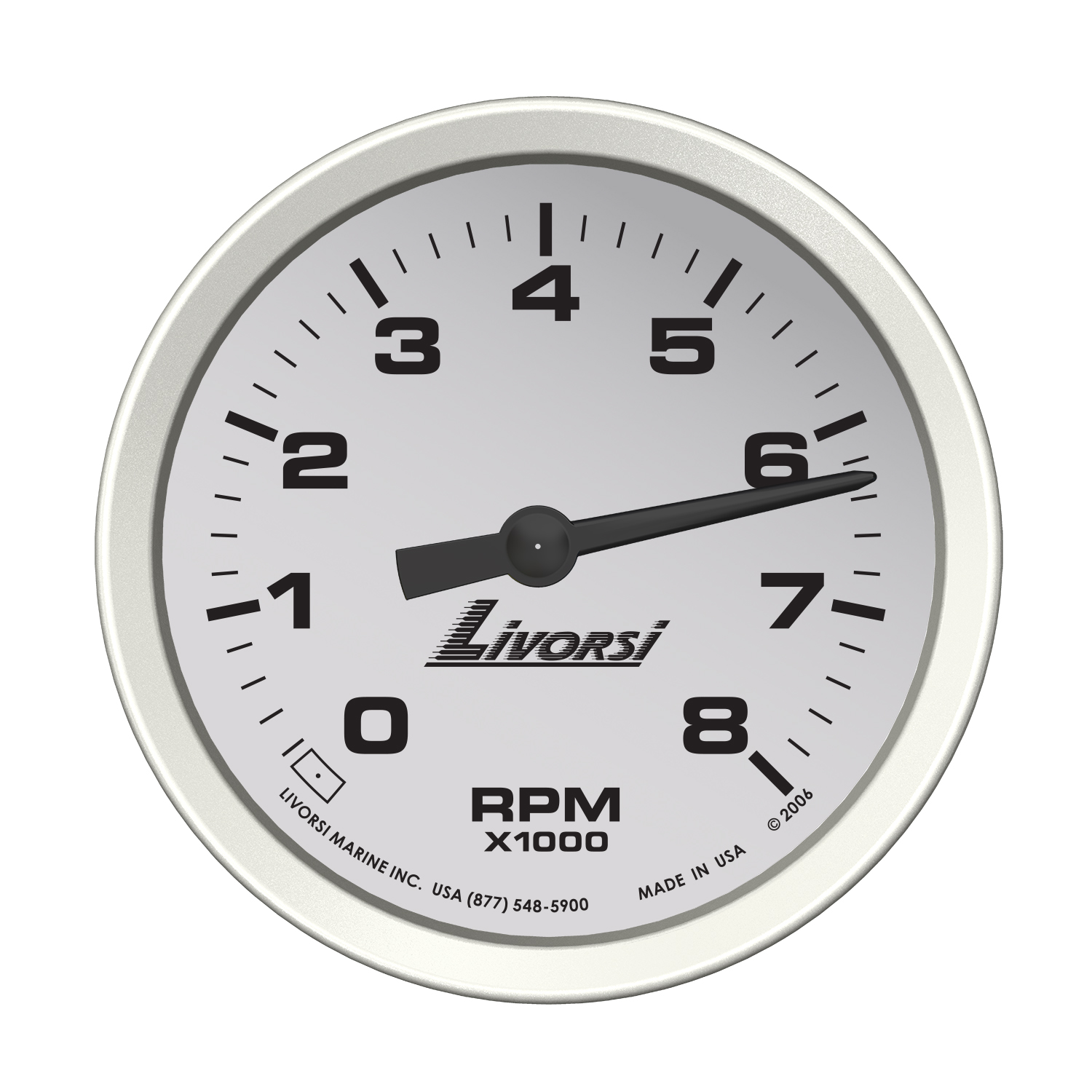 4 5/8″ 8,000 RPM Tachometer Gauge – DCL8000