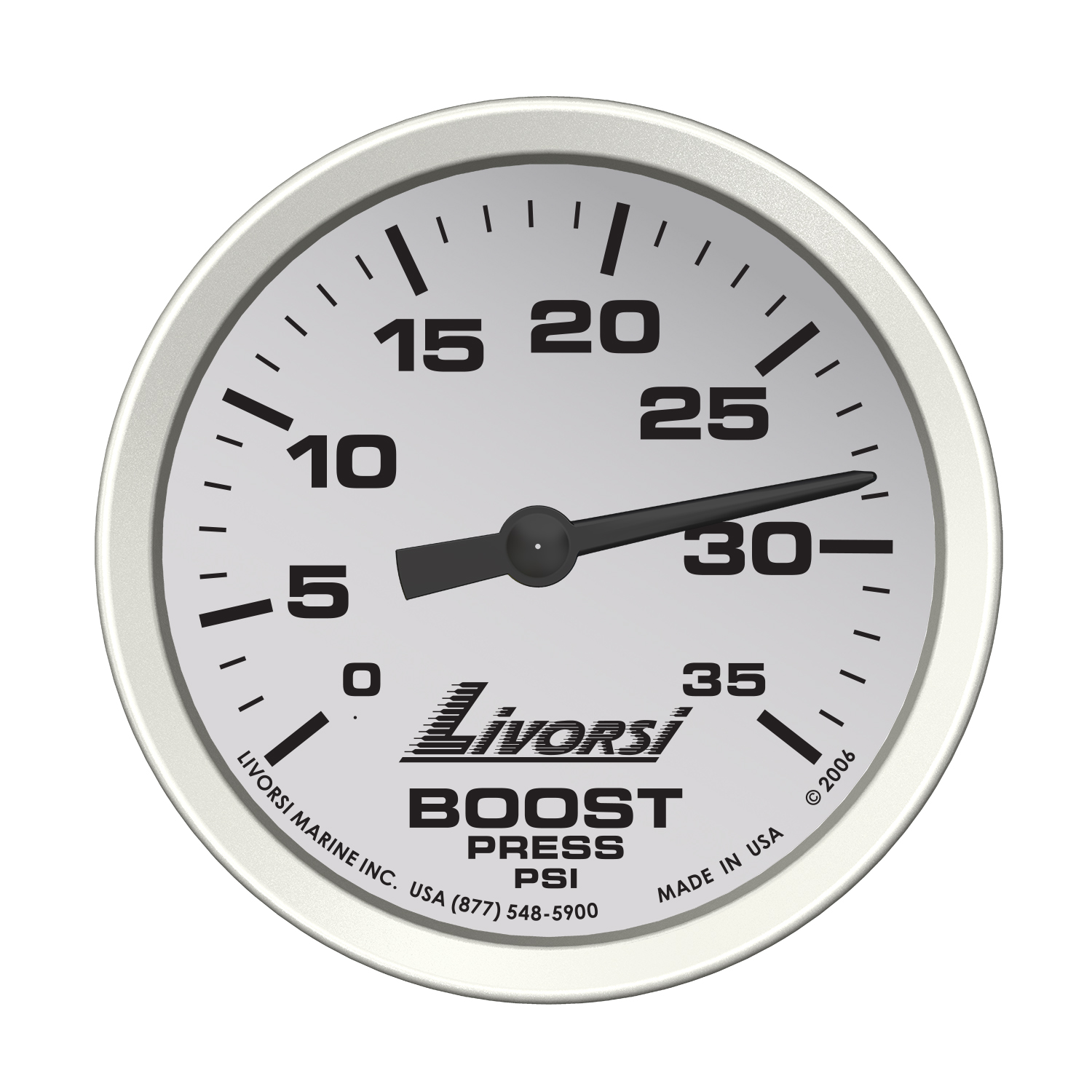 2 5/8″ Mechanical Boost Gauge 0-35 PSI – DCMB35