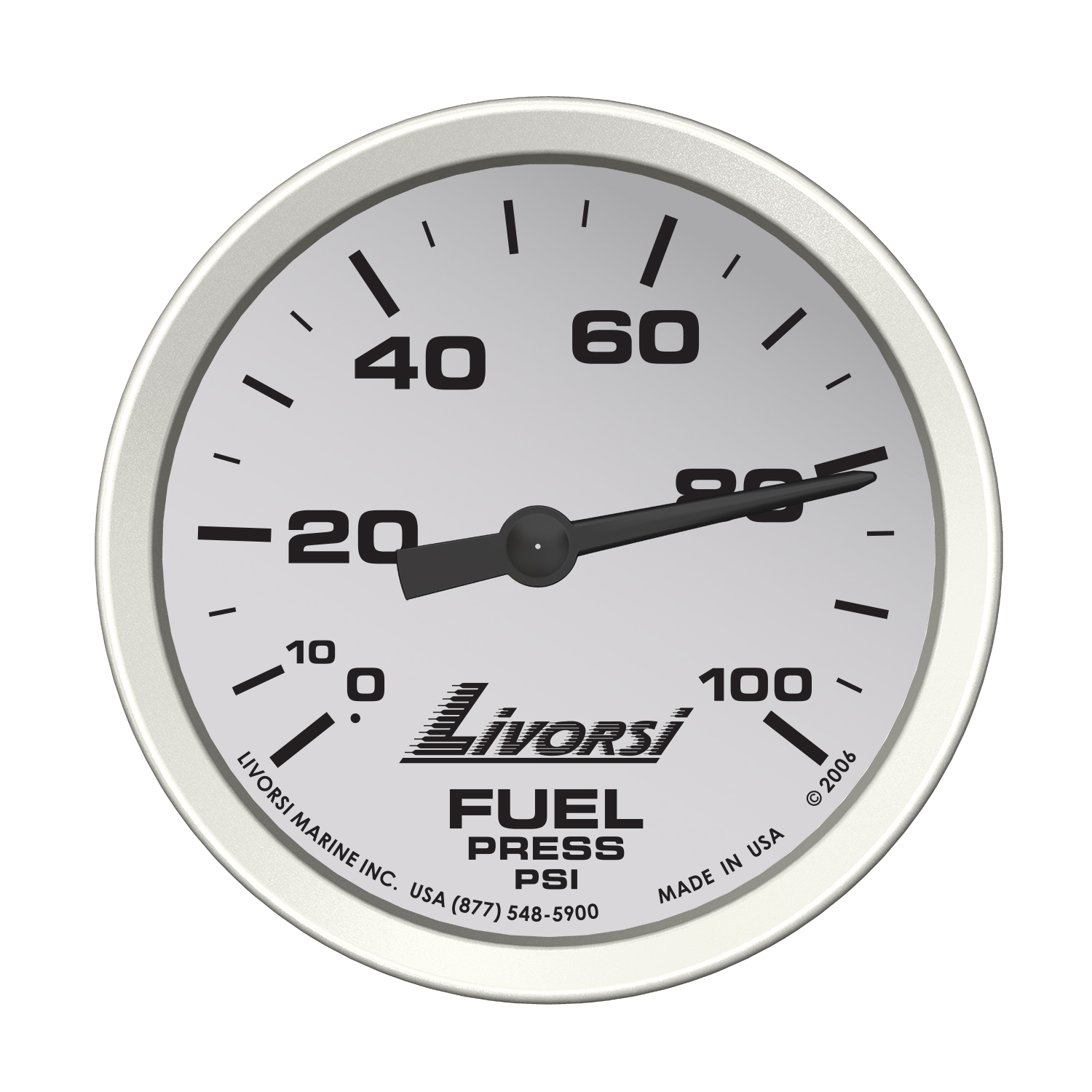 2 5/8″ Mechanical Fuel Pressure Gauge 0-100 PSI – DCMFP100