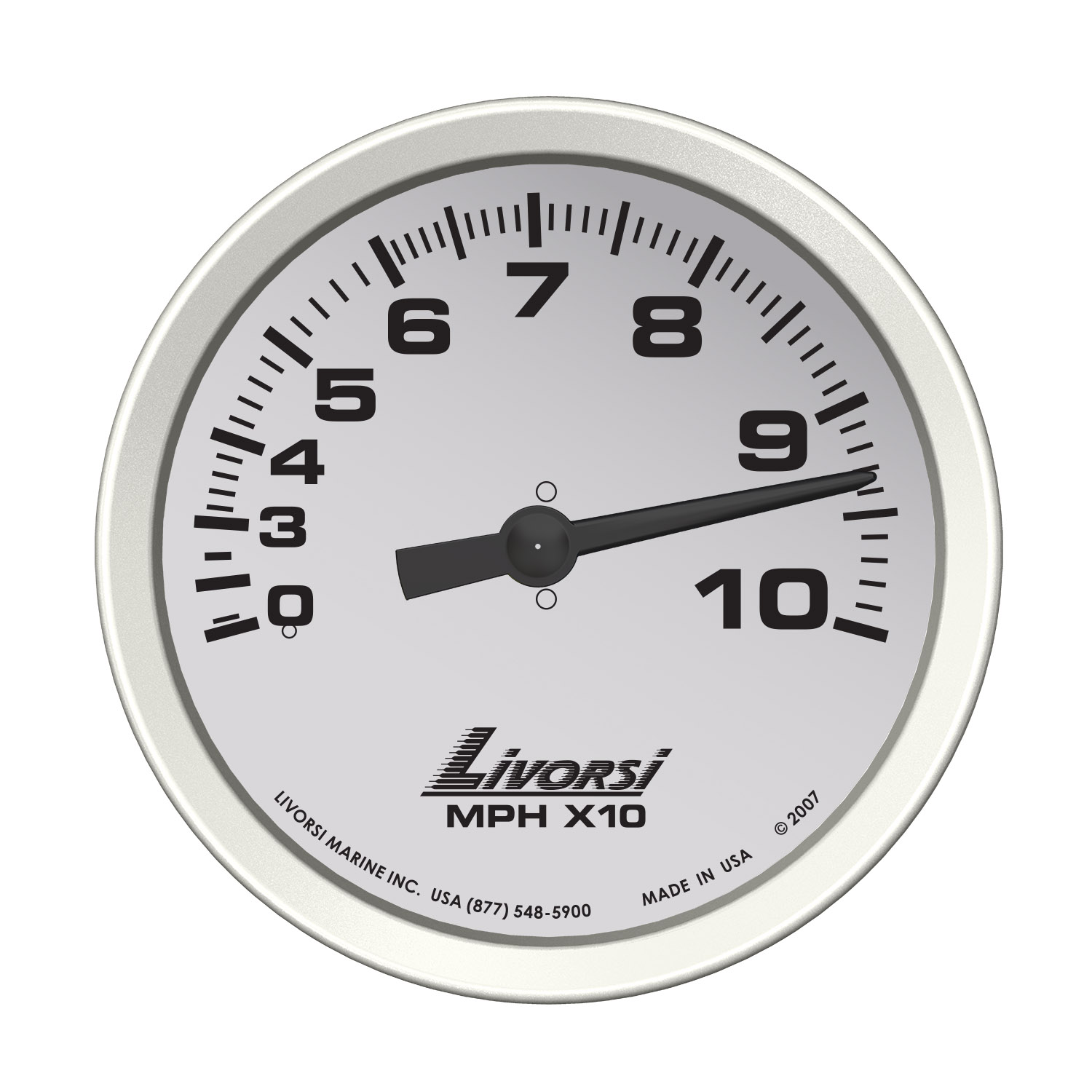 3 3/8″ 100 MPH Mechanical Speedometer Gauge – DCMS100