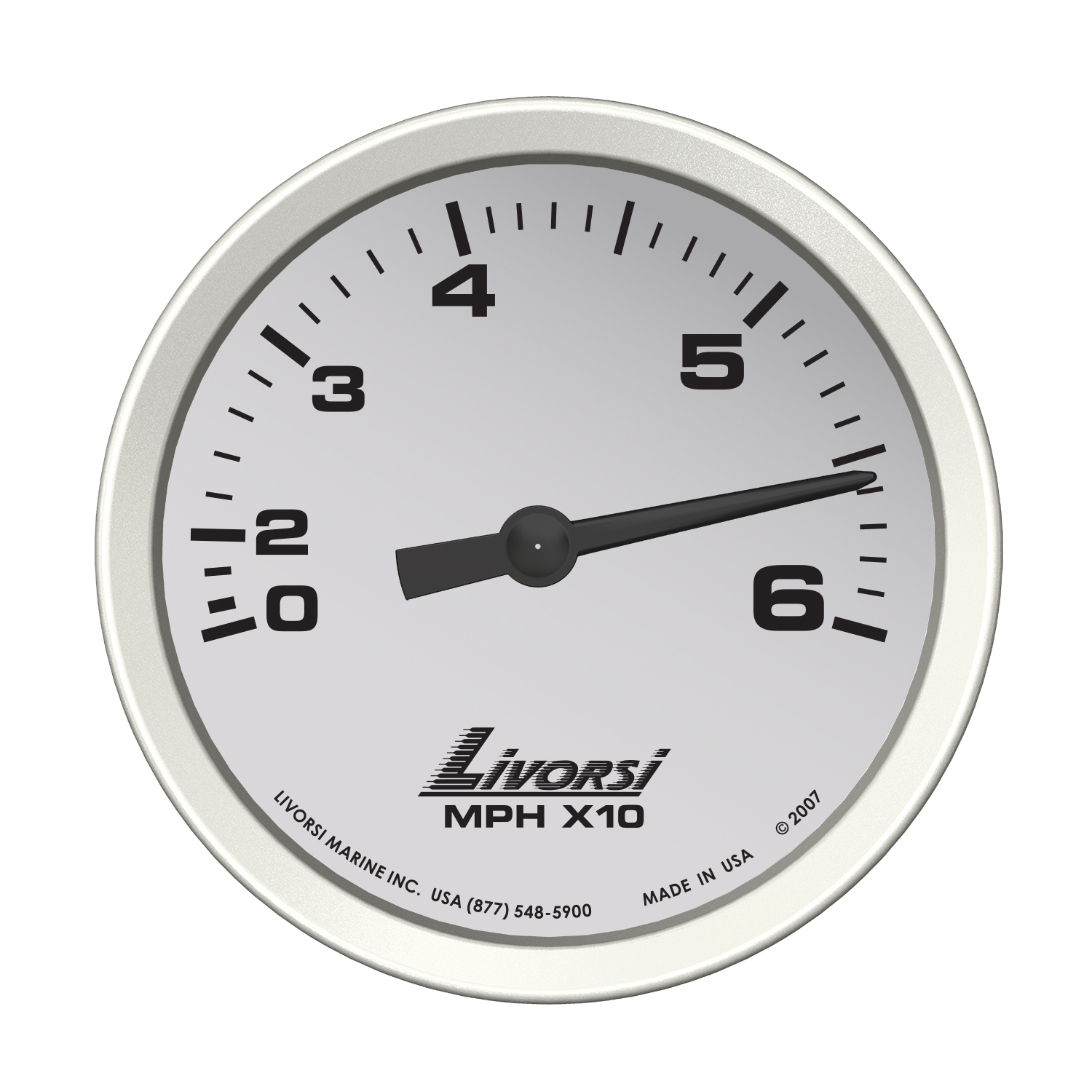 3 3/8″ 60 MPH Mechanical Speedometer Gauge – DCMS60