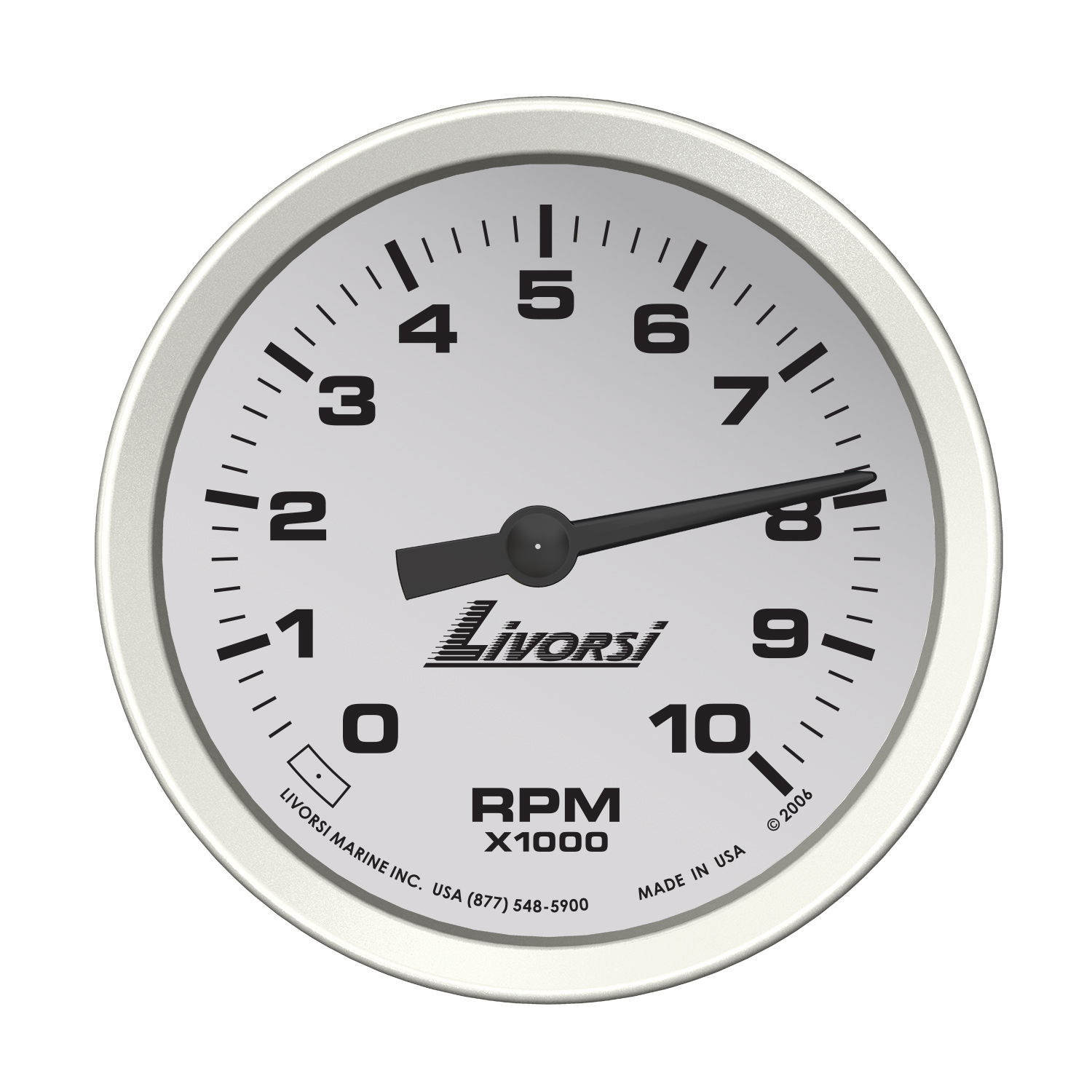 3 3/8″ 10,000 RPM Tachometer Gauge – DCS10000
