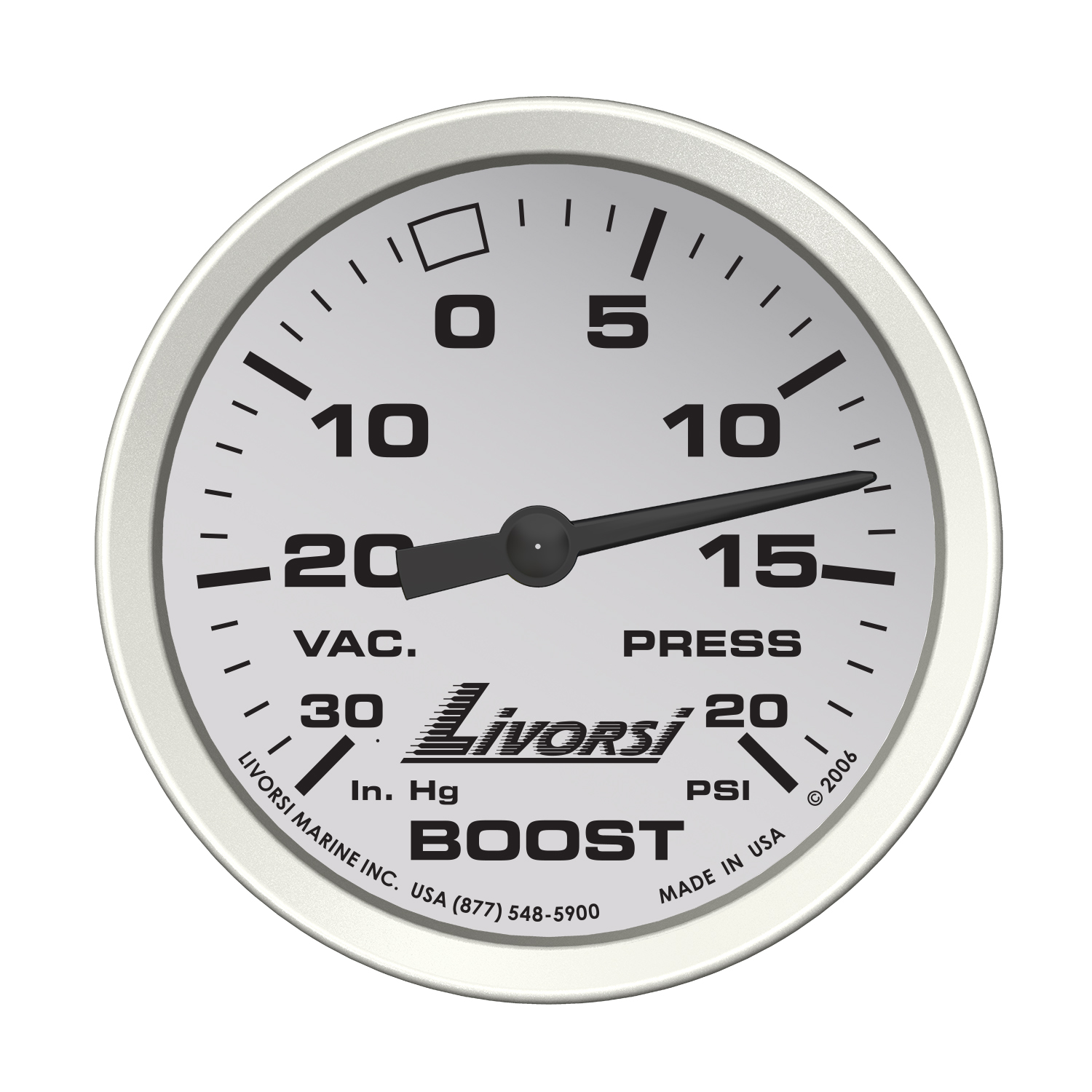 2 1/16″ Mechanical Vacuum Boost Gauge – DCSMVB