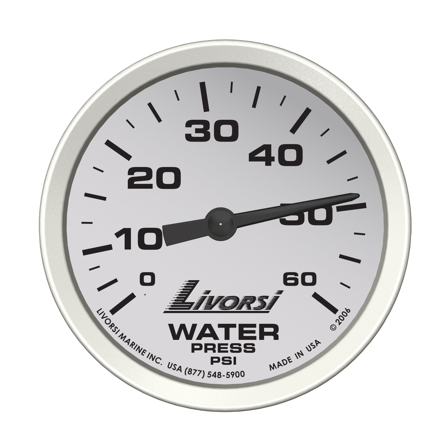 2 1/16″ Mechanical Water Pressure Gauge 0-60 PSI – DCSMWP60