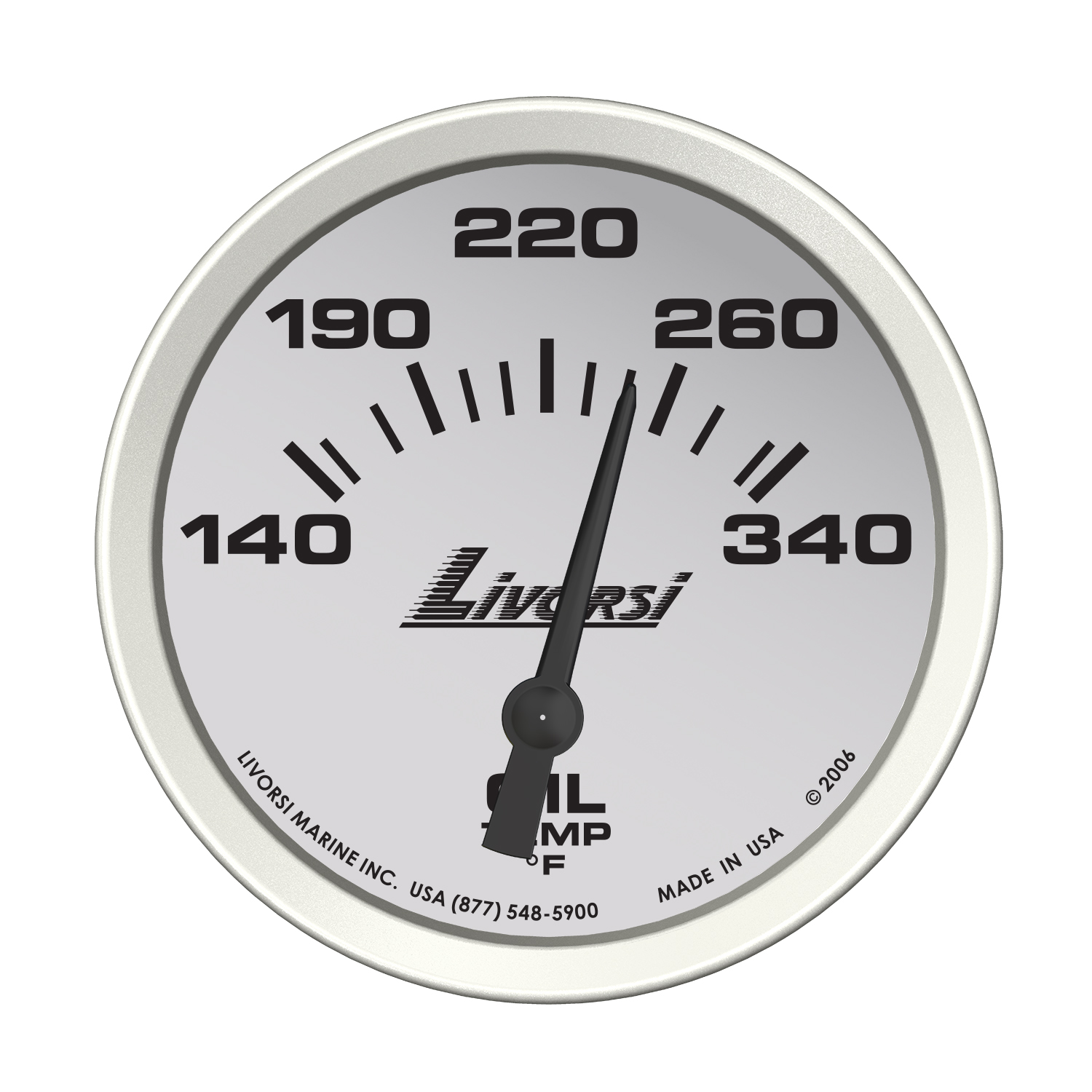 2 1/16″ Electric Oil Temperature Gauge – DCSOT