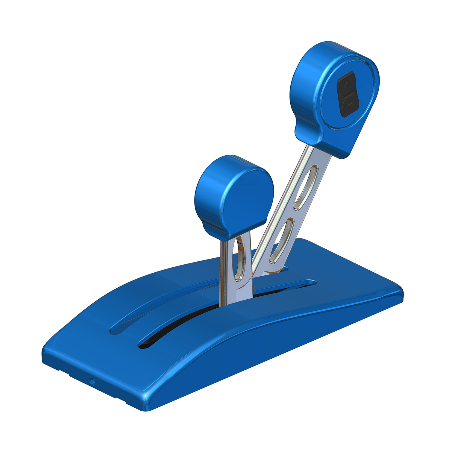 Two lever, billet straight handles, one throttle, one shift for Mercury DTS engines – DTSBS11