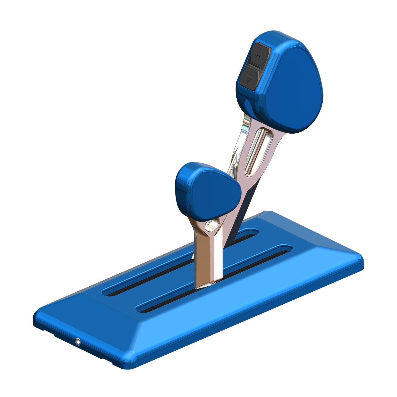 Two lever, billet short handles, one throttle, one shift for Mercury DTS engines – DTSXBS11