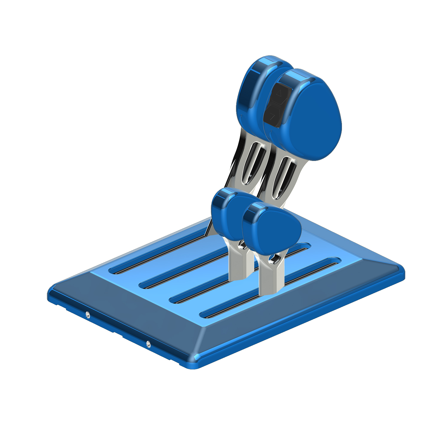 Four lever, billet short handles, two throttle, two shift, for Mercury DTS engines – DTSXBS22