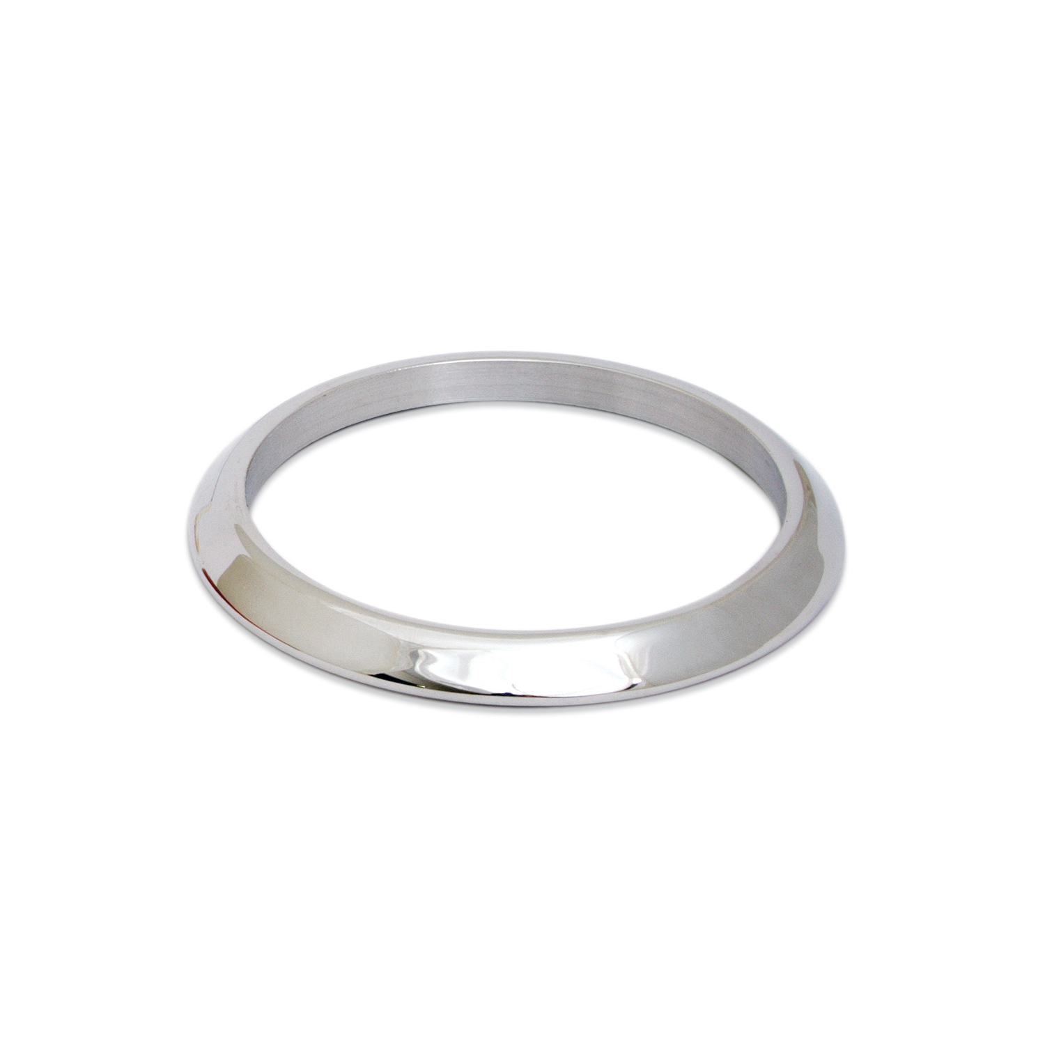 4 5/8″ flat polished stainless steel gauge bezel – FL458SS