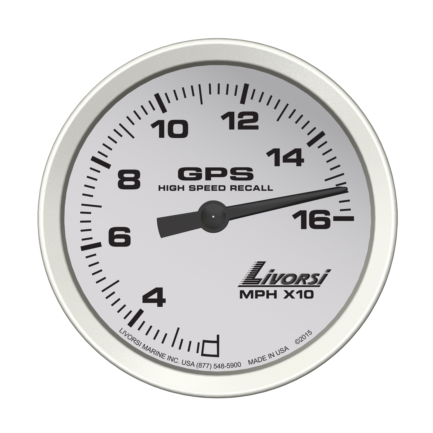 4 5/8″ 160 MPH GPS Speedometer Gauge – GPSL160