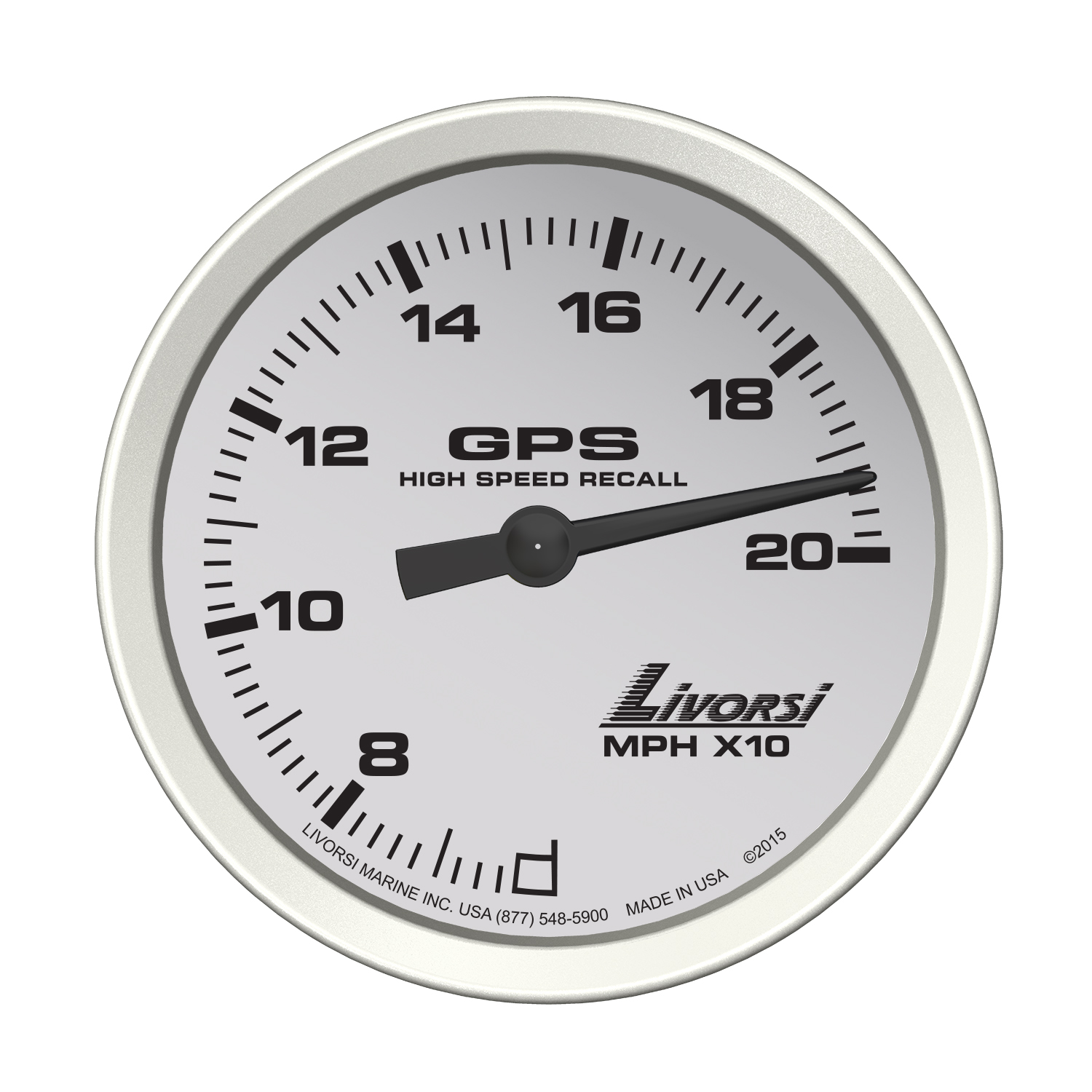 4 5/8″ 200 MPH GPS Speedometer Gauge – GPSL200