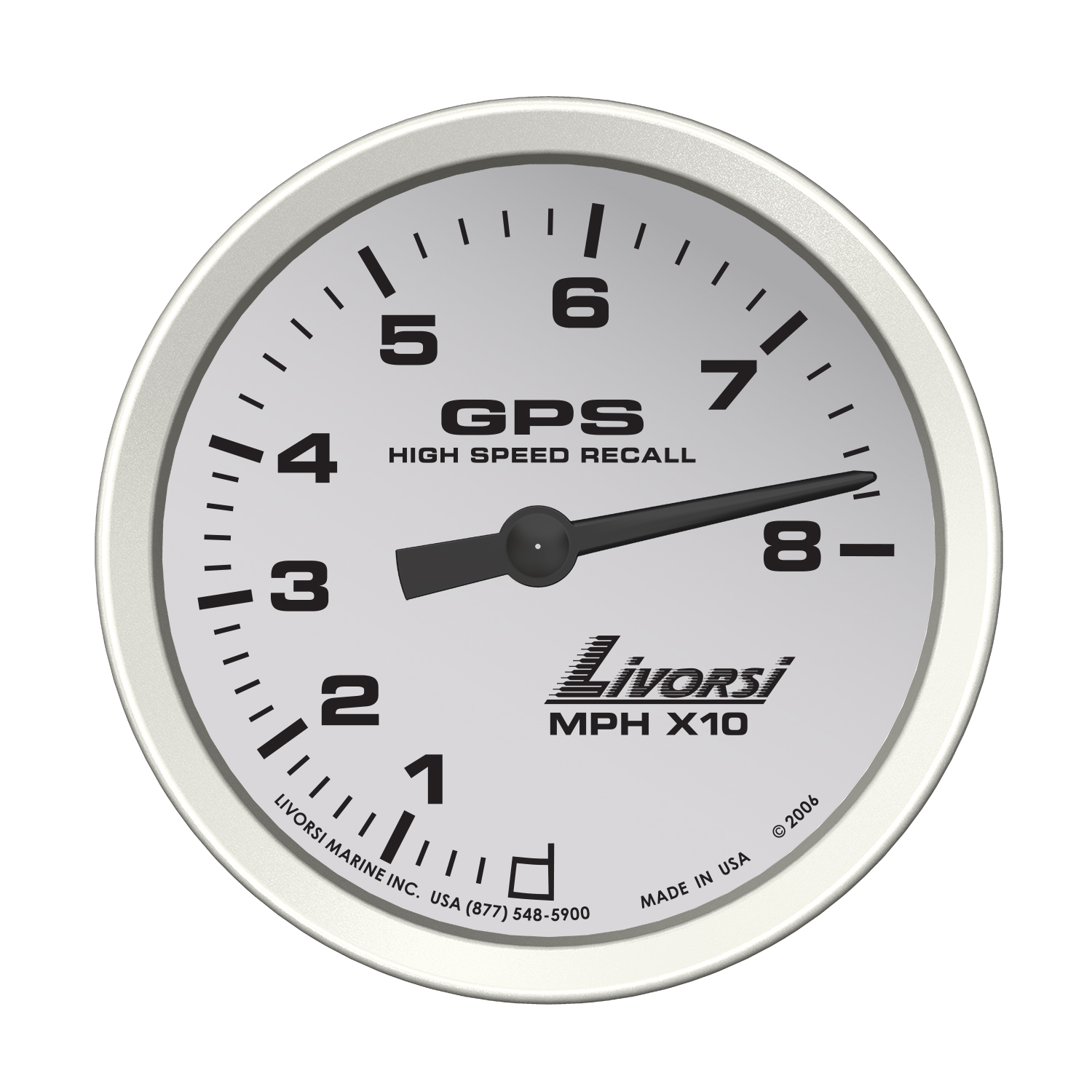 4 5/8″ 80 MPH GPS Speedometer Gauge – GPSL80