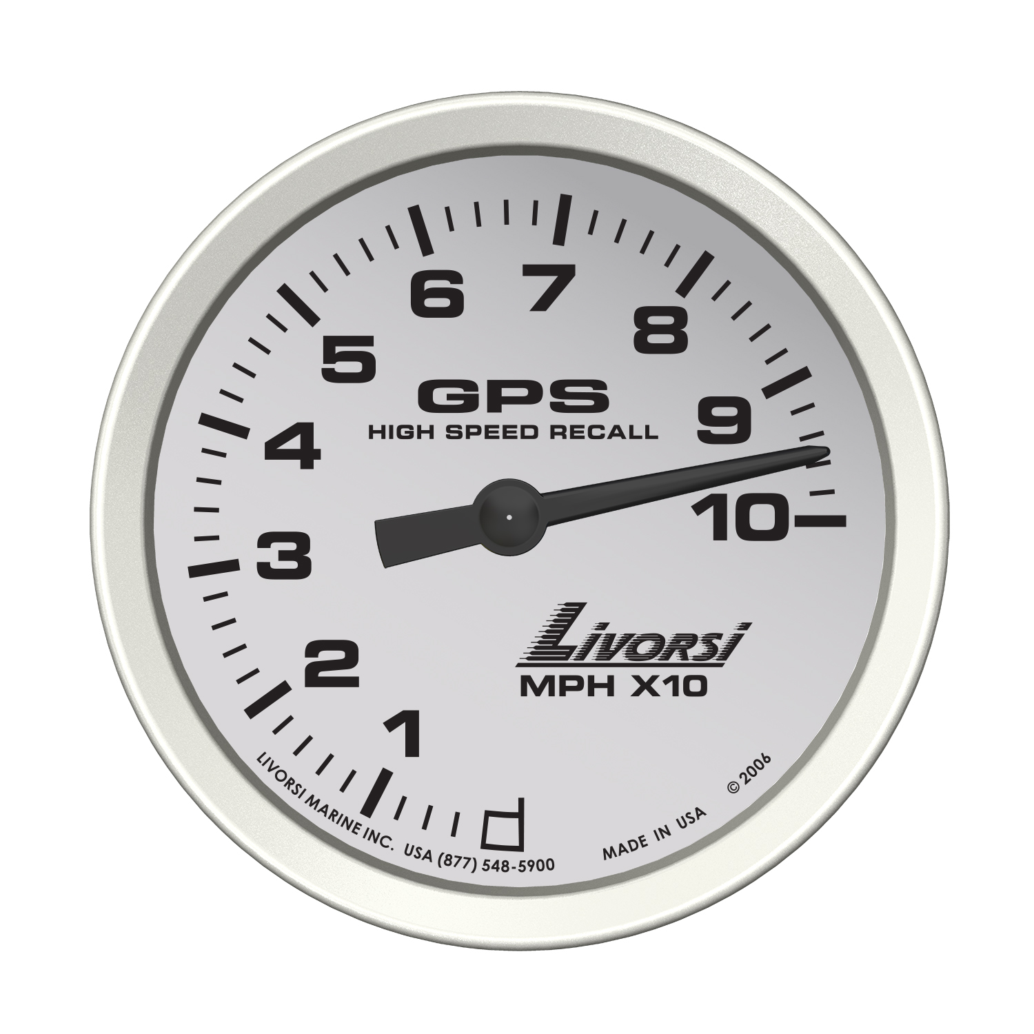 3 3/8″ 100 MPH GPS Speedometer Gauge – GPSS100
