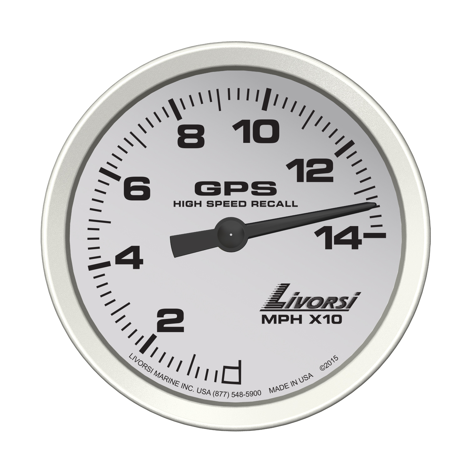 3 3/8″ 140 MPH GPS Speedometer Gauge – GPSS140