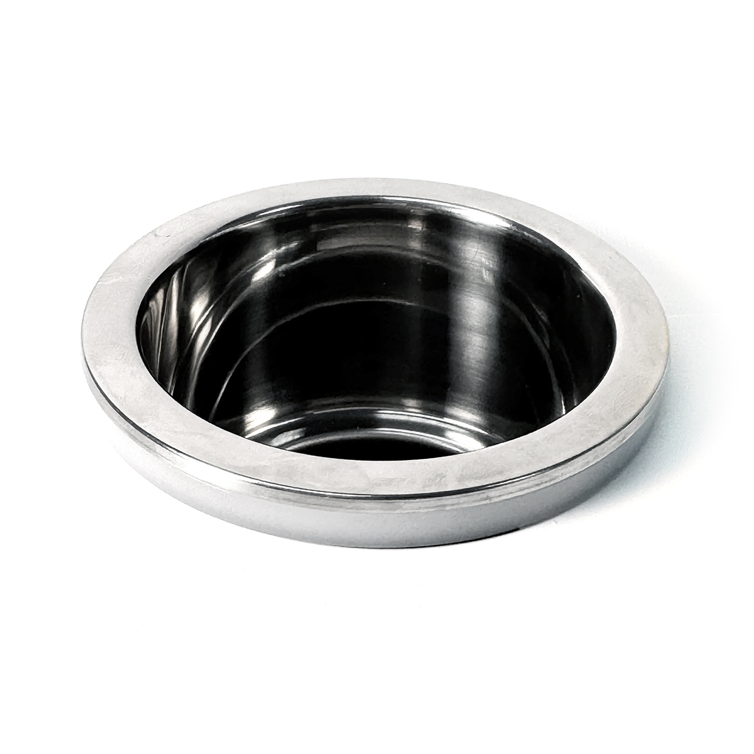 Polished stainless steel RGBW, LED lit beverage holder – LBHEXTRGBW - Hover