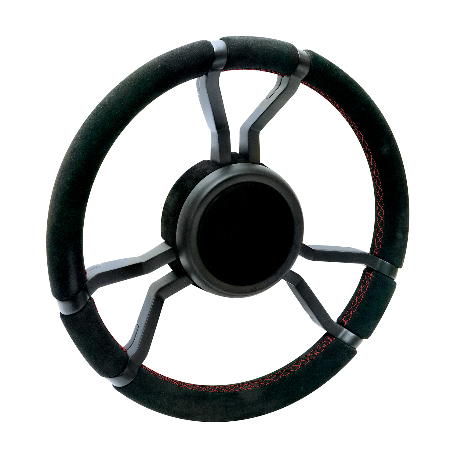 Alcantara covered Livorsi Apex wheel with flat black spokes – LSWA010001FYL01100