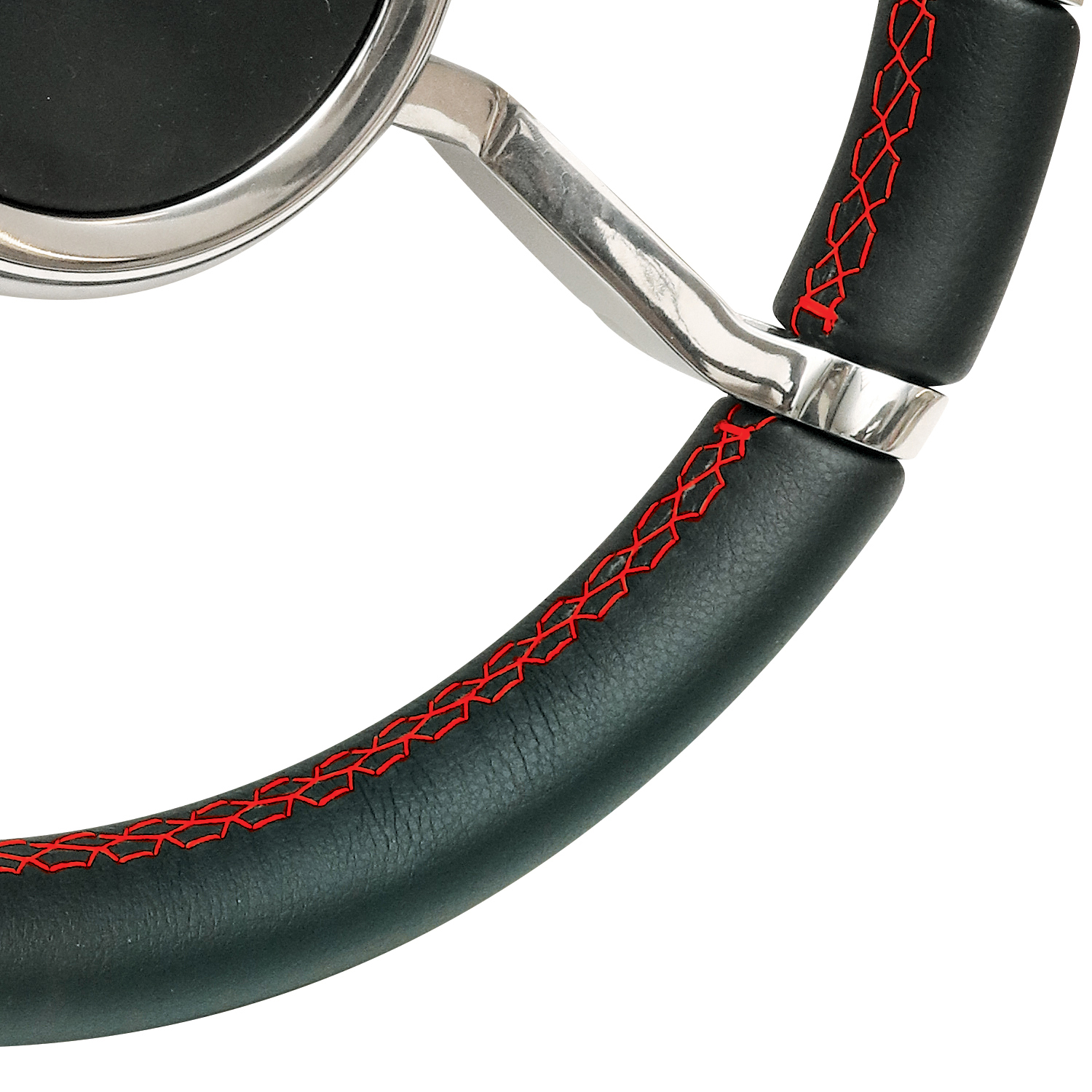 Livorsi Apex steering wheel, polished spokes covered in black vinyl – LSWL010700SXL01100 - Hover