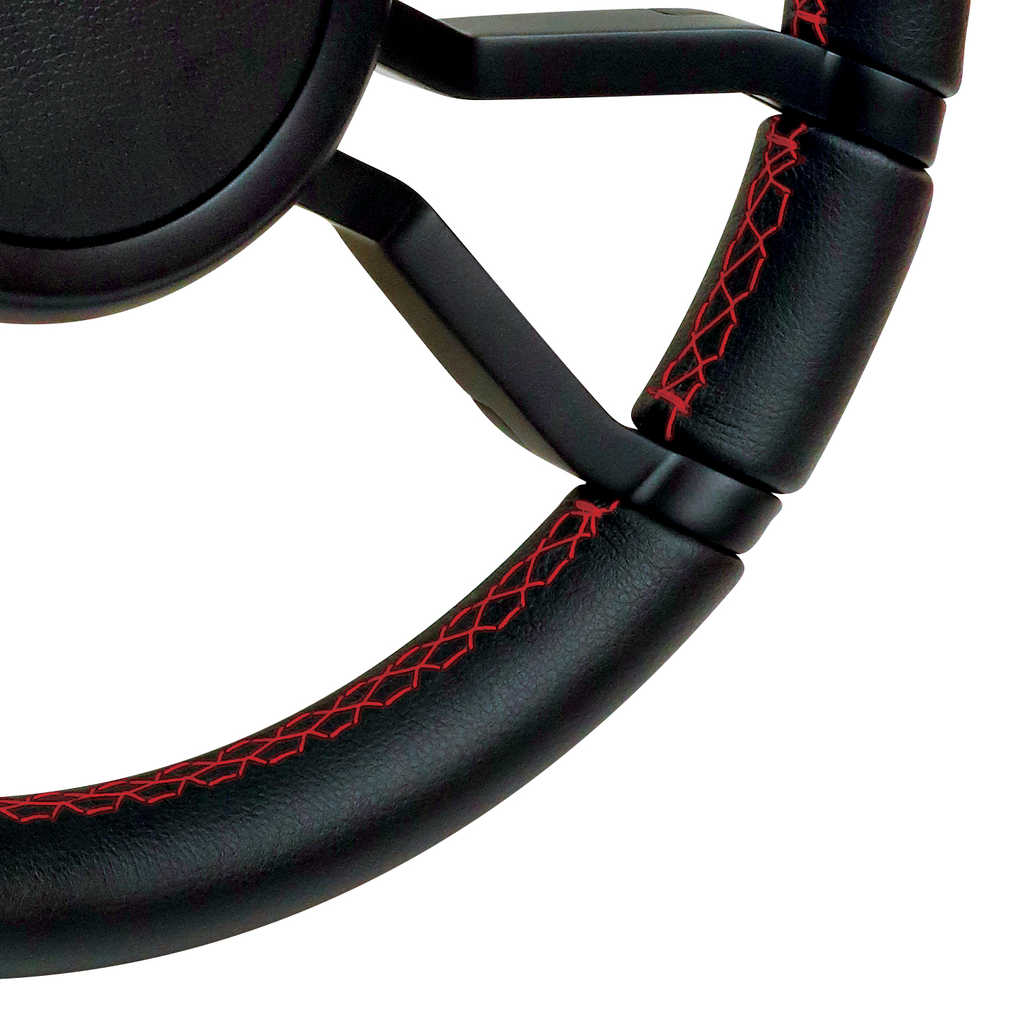 Livorsi Apex steering wheel, flat black spokes covered in black vinyl – LSWL010701FXL01100 - Hover