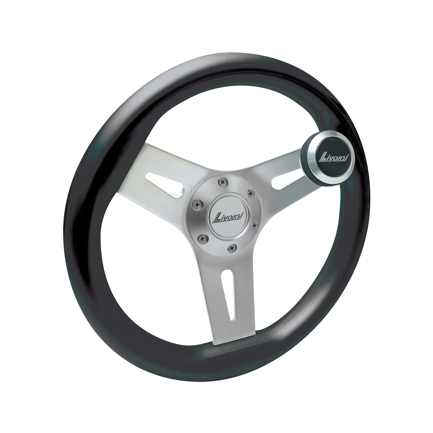 Black Livorsi Mega Grip wheel kit with speed knob – MGWALBK-MGWSK
