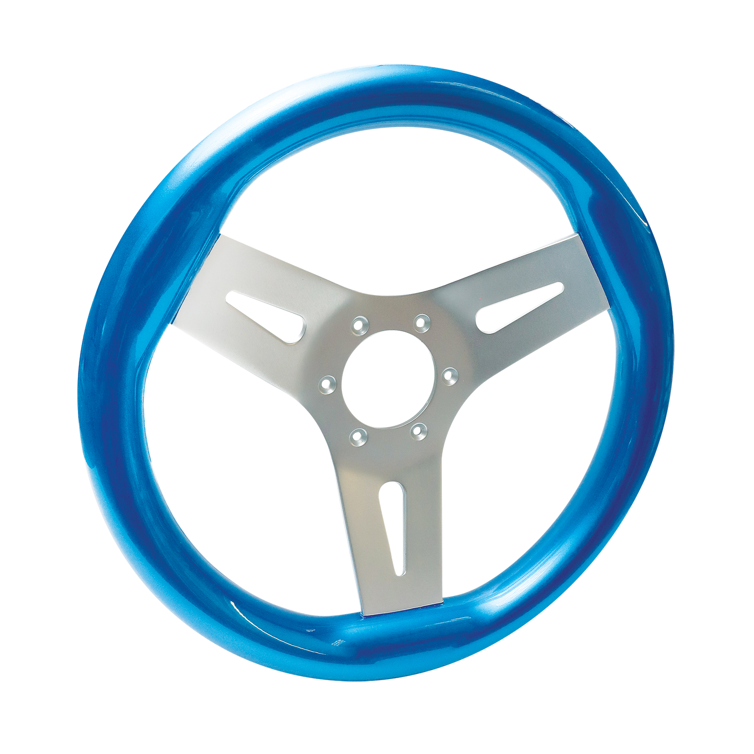 Blue Livorsi Mega Grip marine steering wheel – MGWALBL
