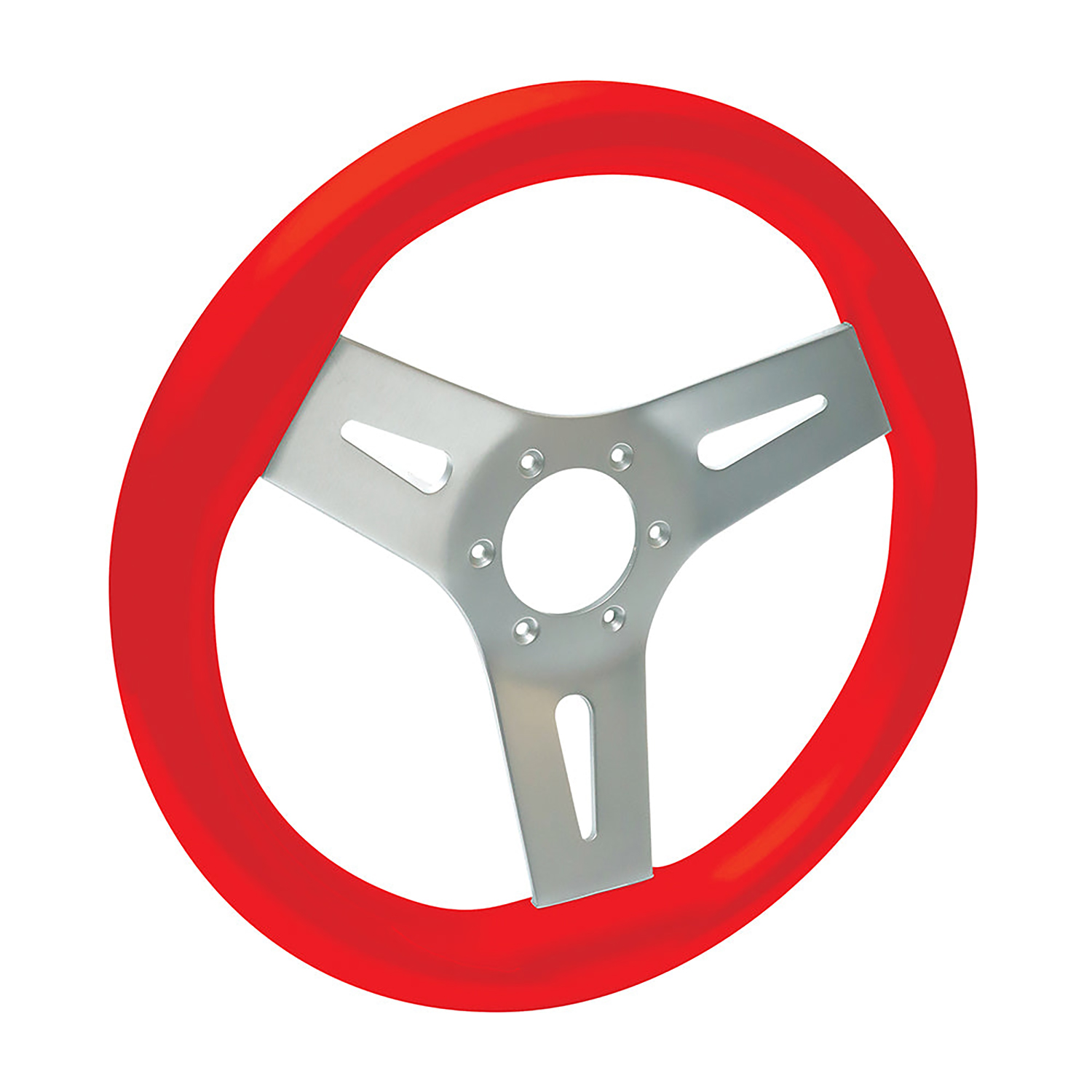 Red Livorsi Mega Grip marine steering wheel – MGWALR