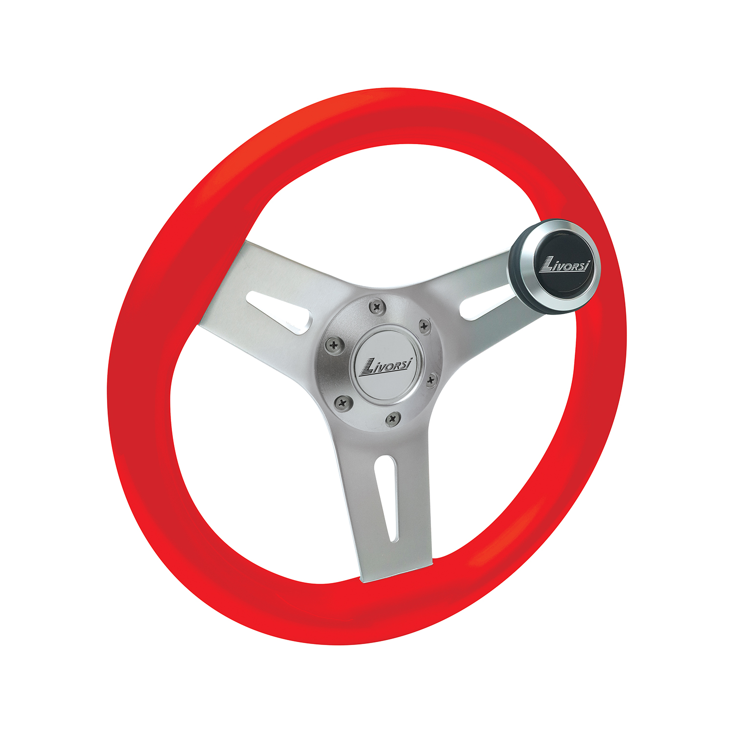 Red Livorsi Mega Grip wheel kit with speed knob – MGWALRK-MGWSK