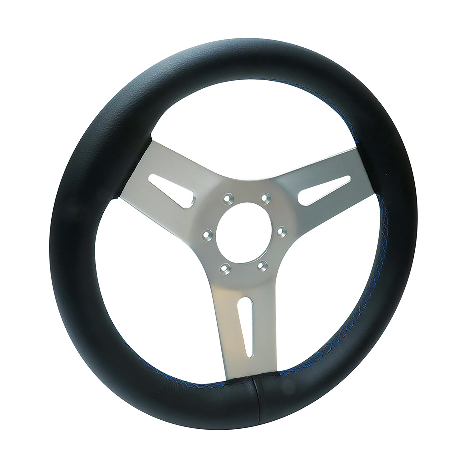 Livorsi Mega Grip steering wheel blue stitching – MGWALWBKBL