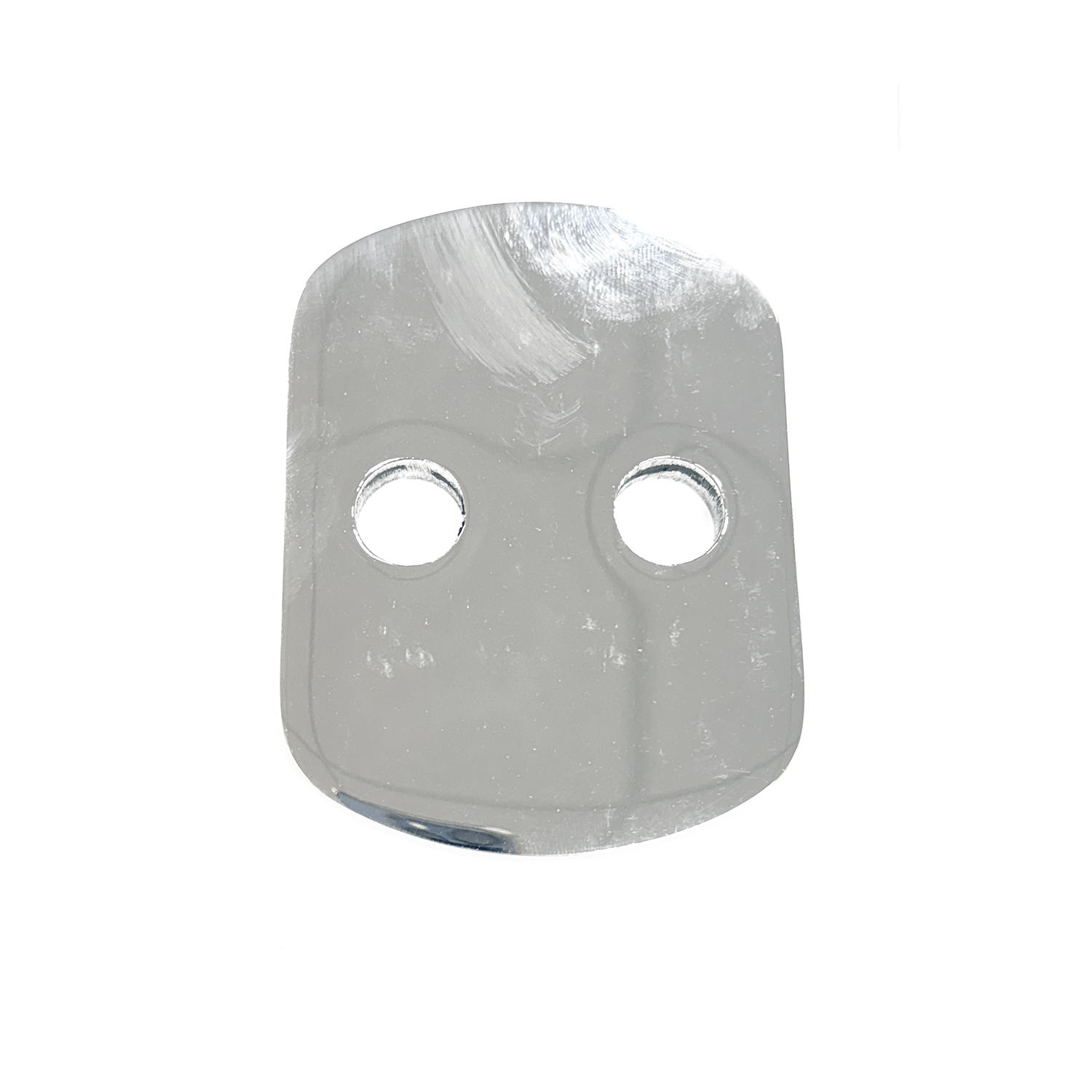 Two hole polished stainless steel motor plate – MP-11SS
