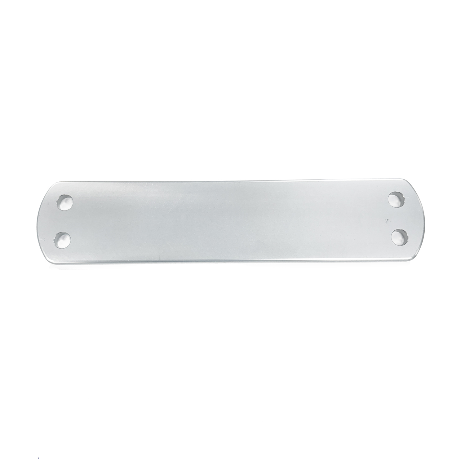 Large plate four hole, clear anodized aluminum, 3.13″ wide – MP-3ALCAN