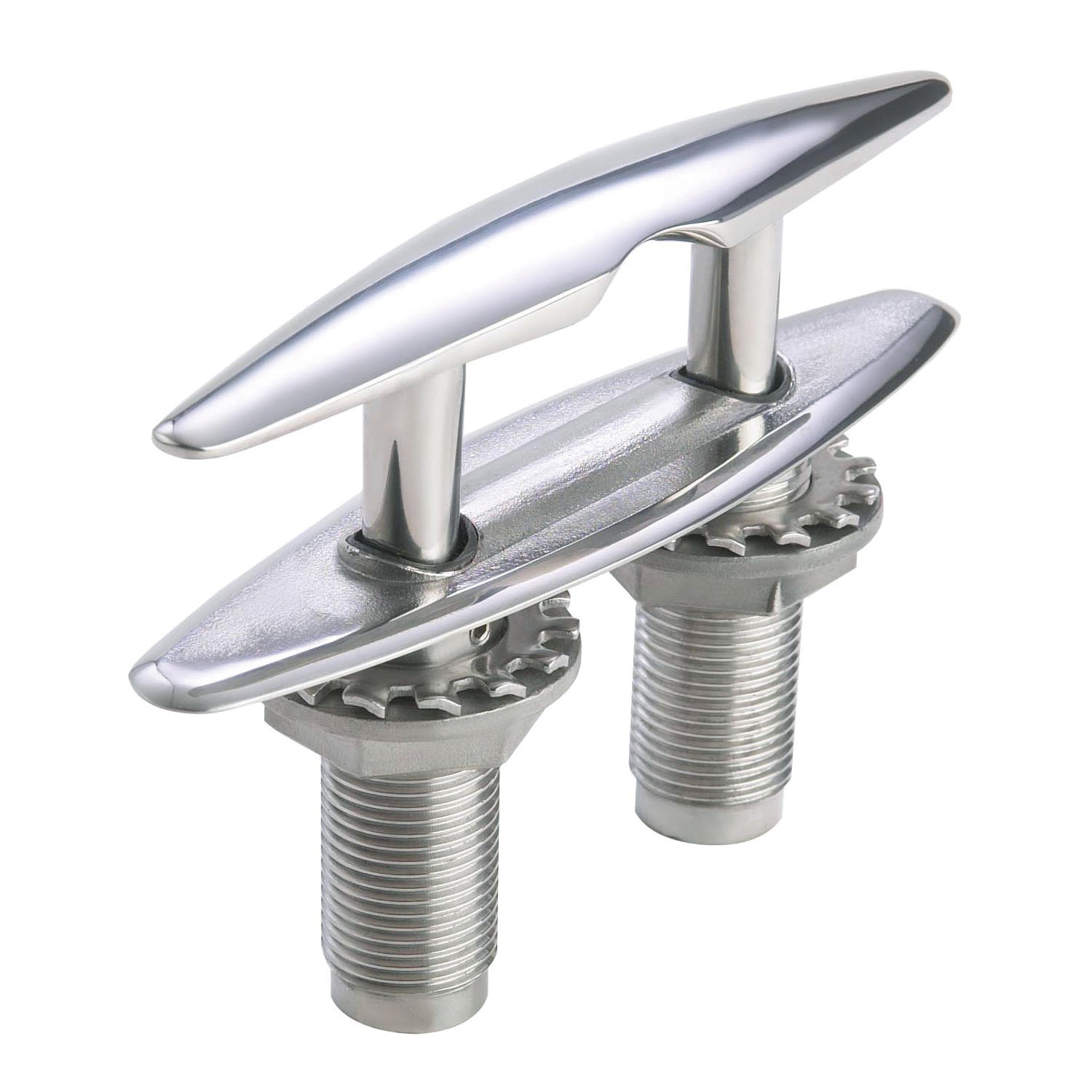 6″ polished stainless pull up cleat – PUC6 - Hover