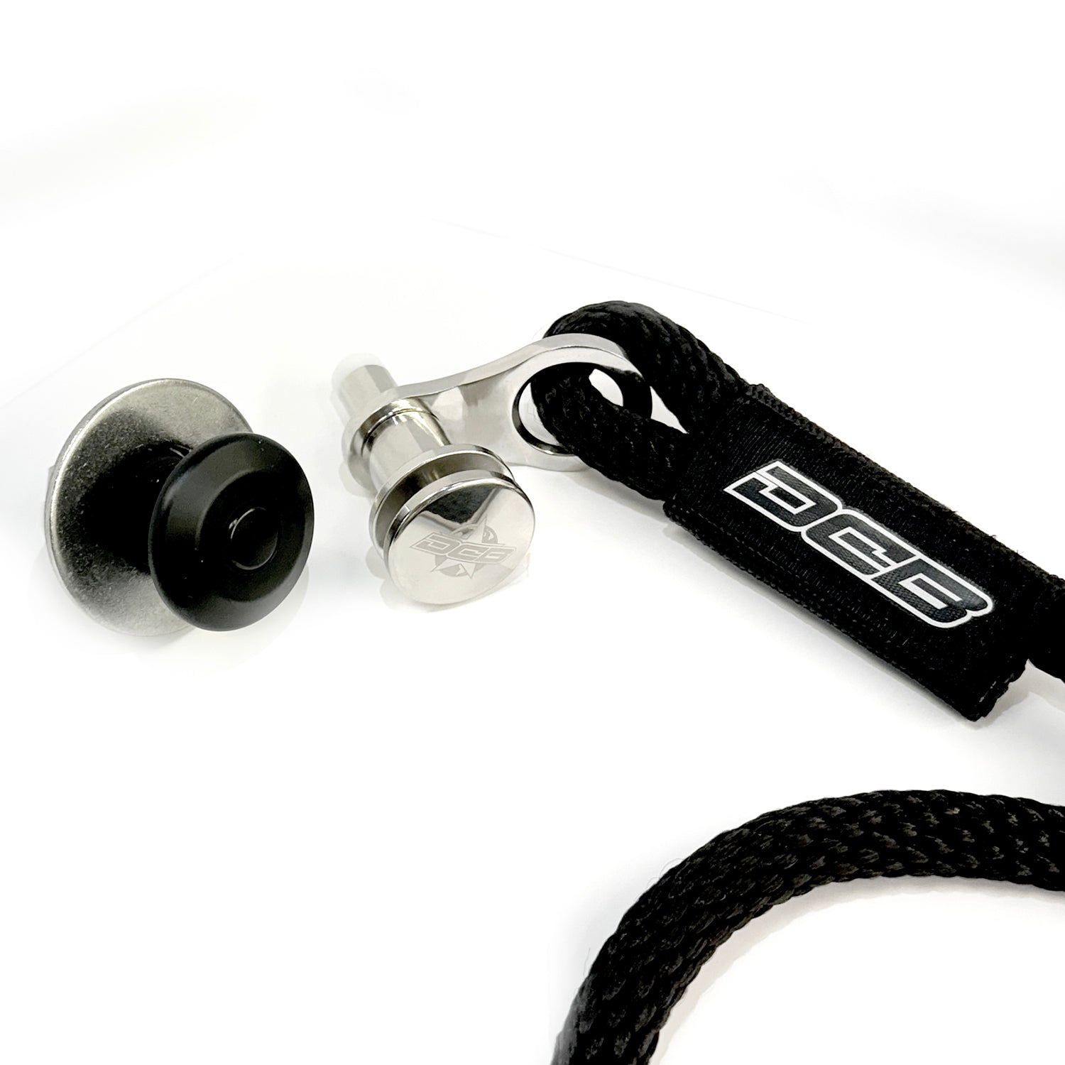Black anodized quick release fender cleat base with door – QRBAWD Product Image 3