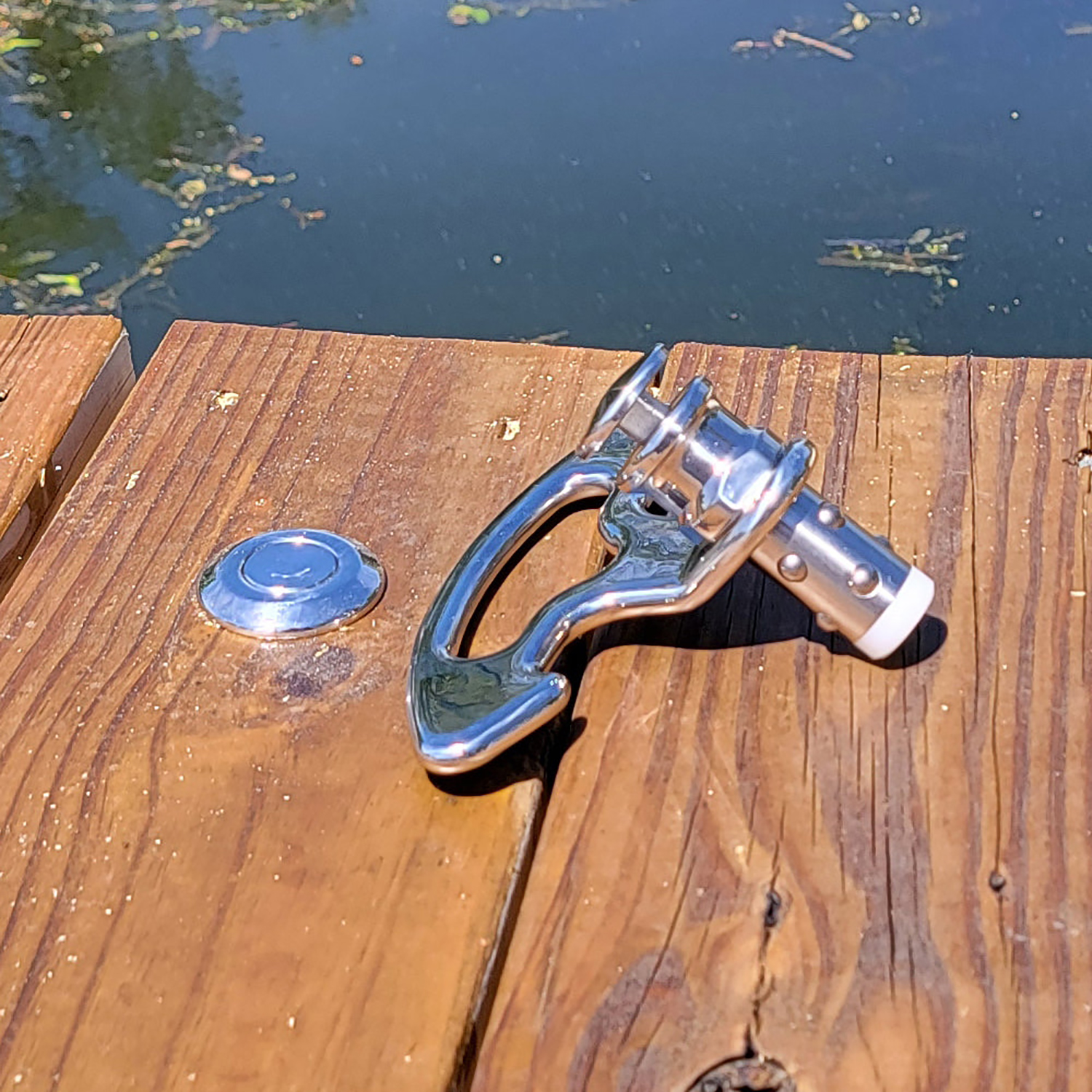 Quick release docking cleat base – QRBLBWD4-375-L01 Product Image 3