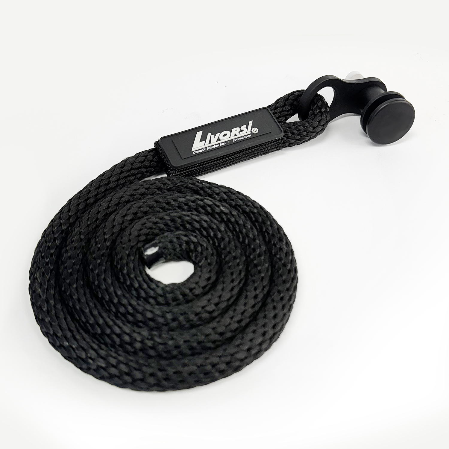 Black anodized sewn fender cleat – QRFB024BK015182