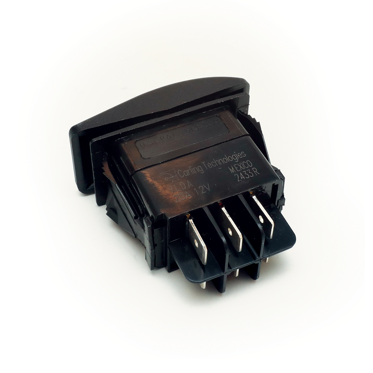 Rocker switch double pole momentary on / off / momentary on black – RSDMFMBK - Hover