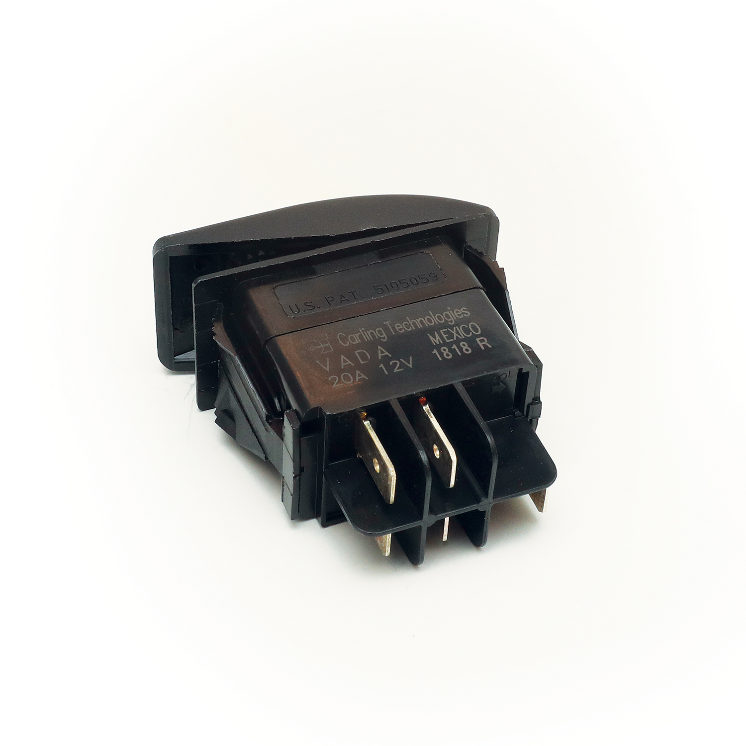 On / off / momentary on double pole double throw toggle switch – RSDNFLBK - Hover