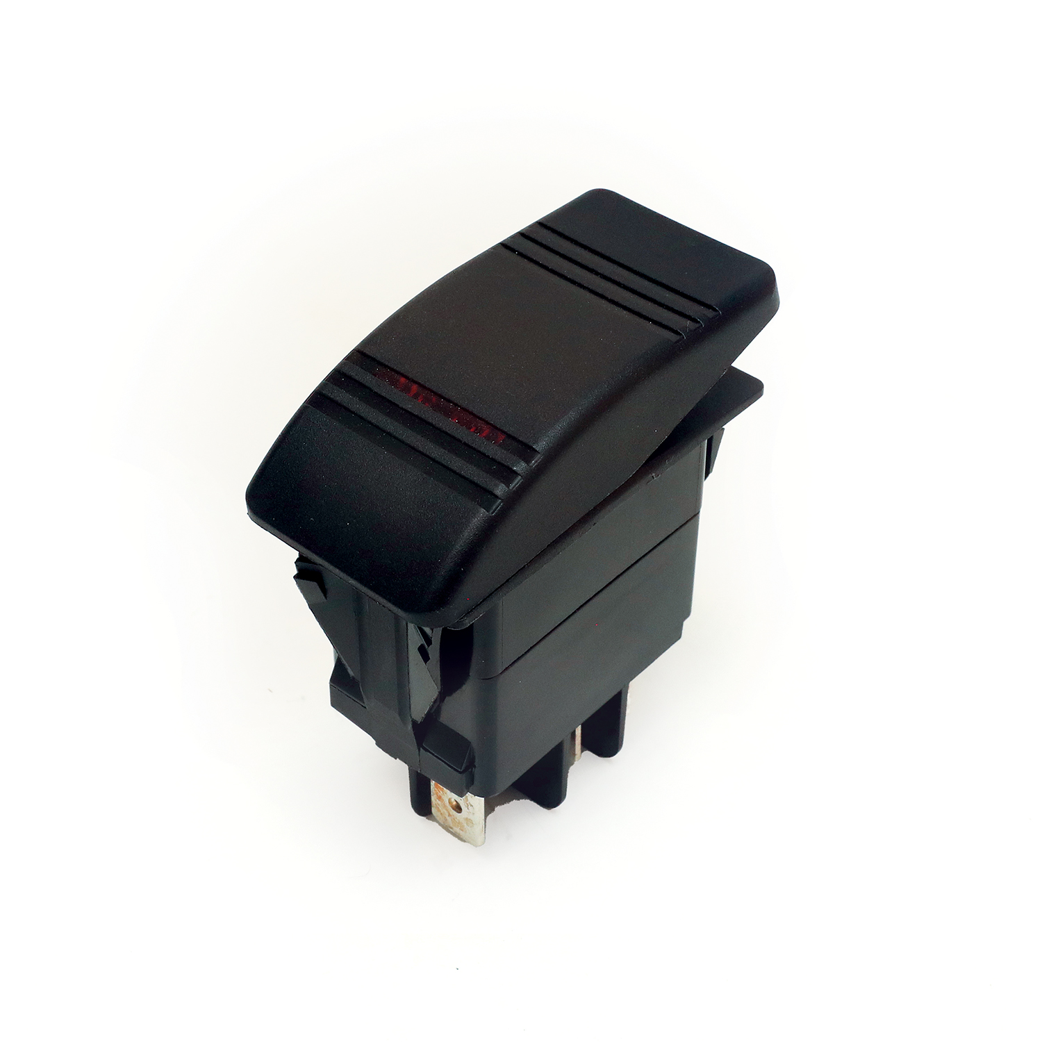 On / off / momentary on double pole double throw toggle switch – RSDNFLBK