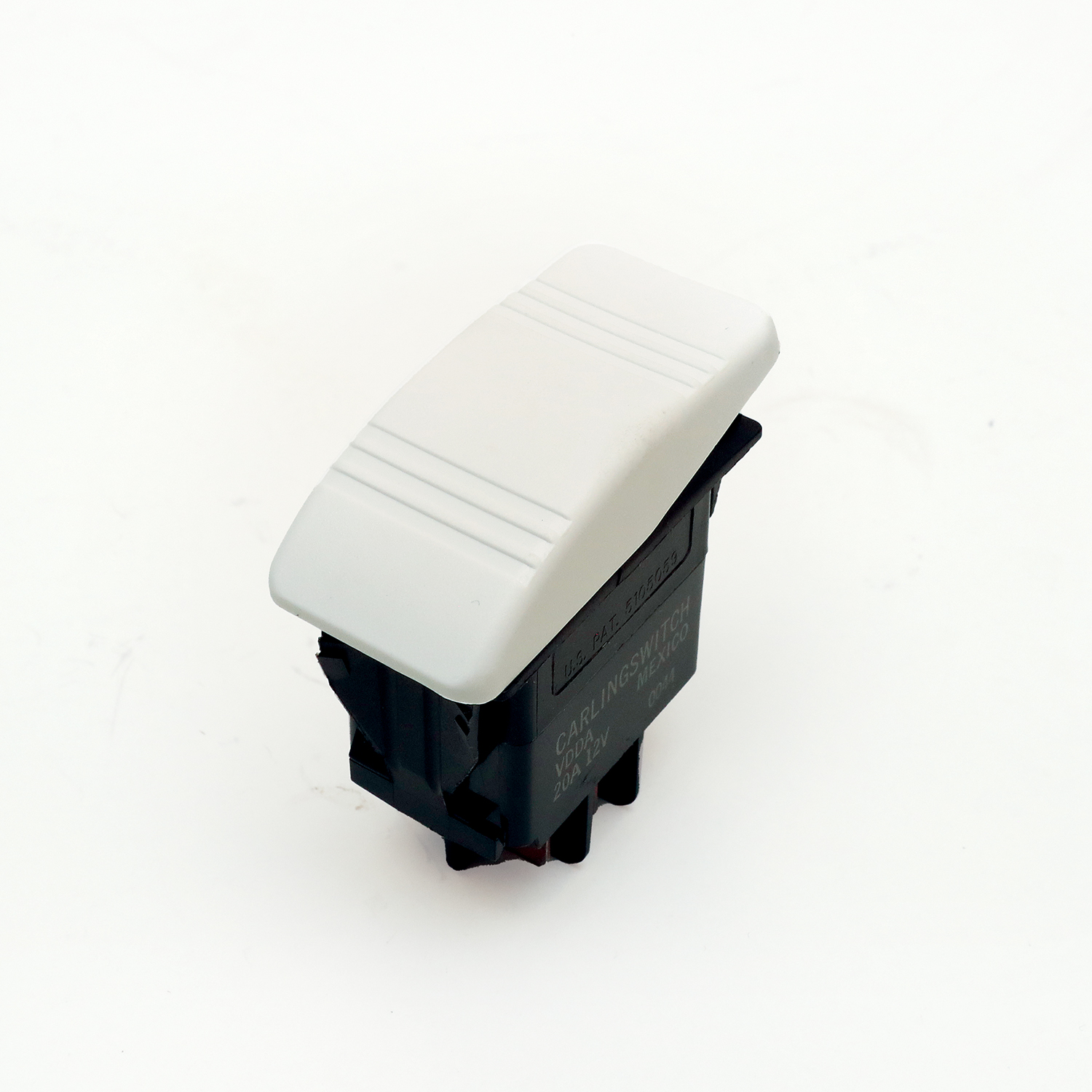 Rocker switch double on / on white – RSDNNW