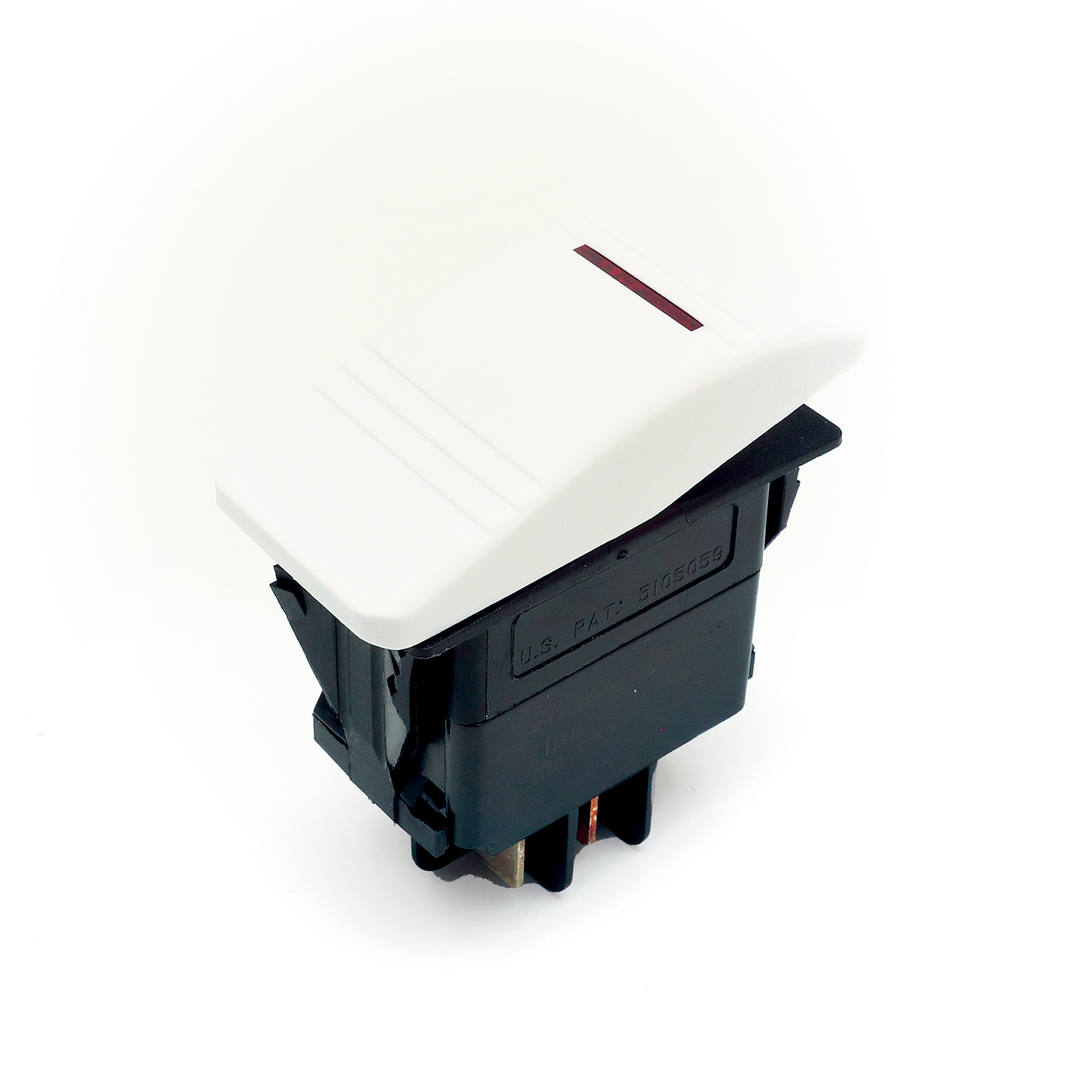 Rocker switch single on / off light – RSSNFLW