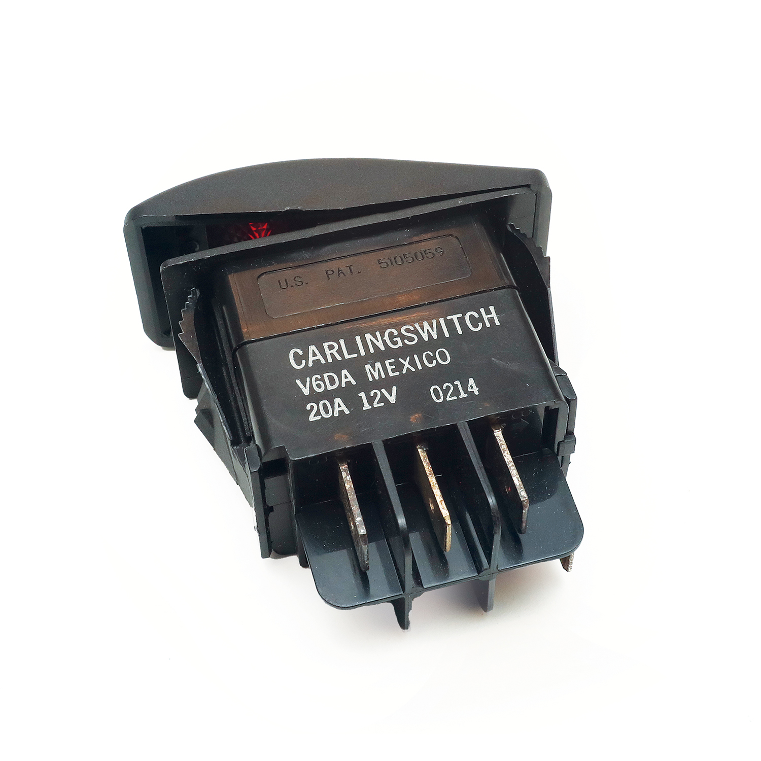 Rocker switch single on / off / on – RSSNFNLBK - Hover