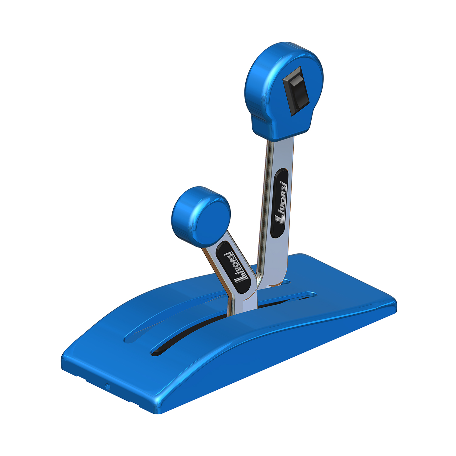 Two lever, bent handles, one throttle, one shift, mechanical operation – STMM11