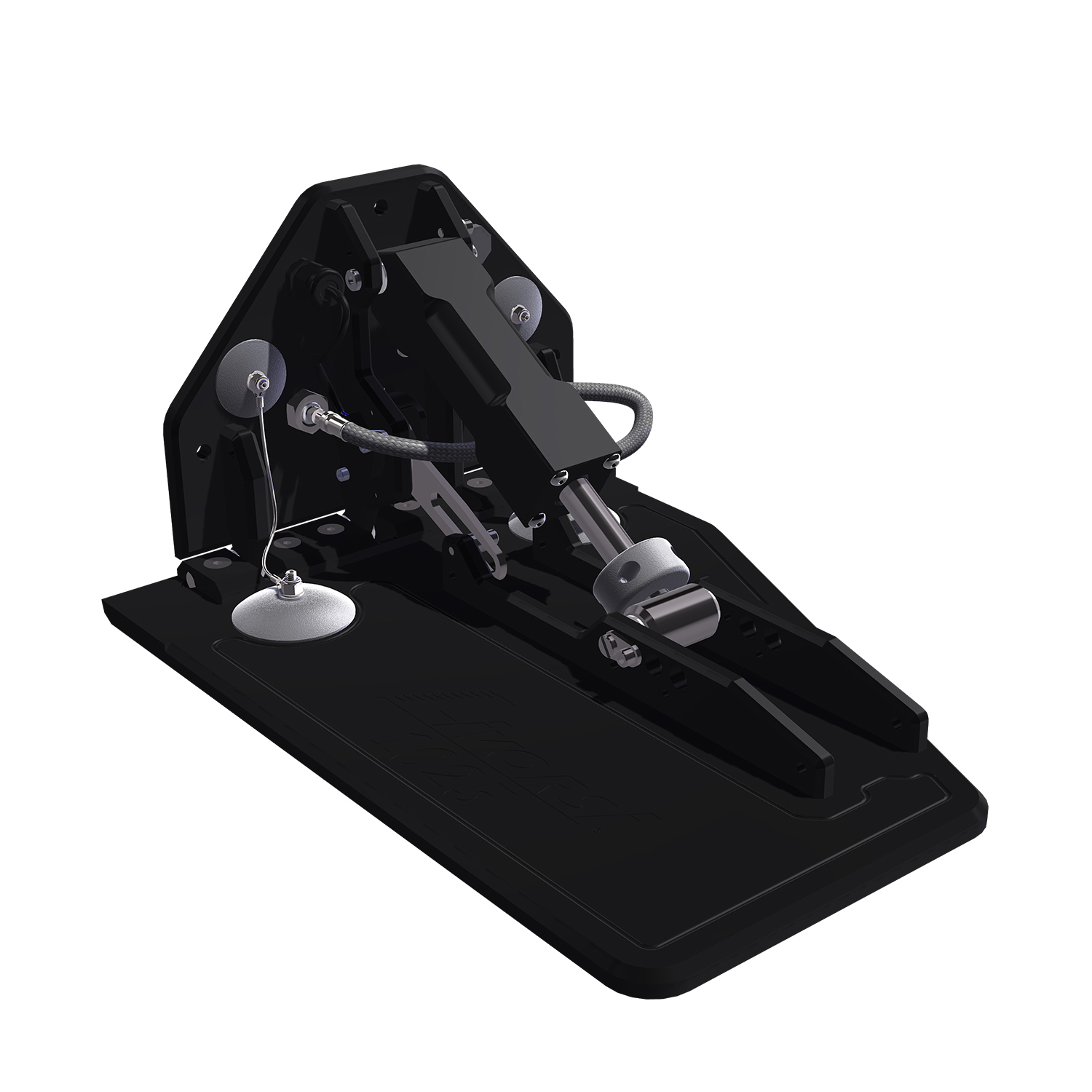 Livorsi 1025 trim tab kit with 12″ transom plate and electric indication – TTK1025EL