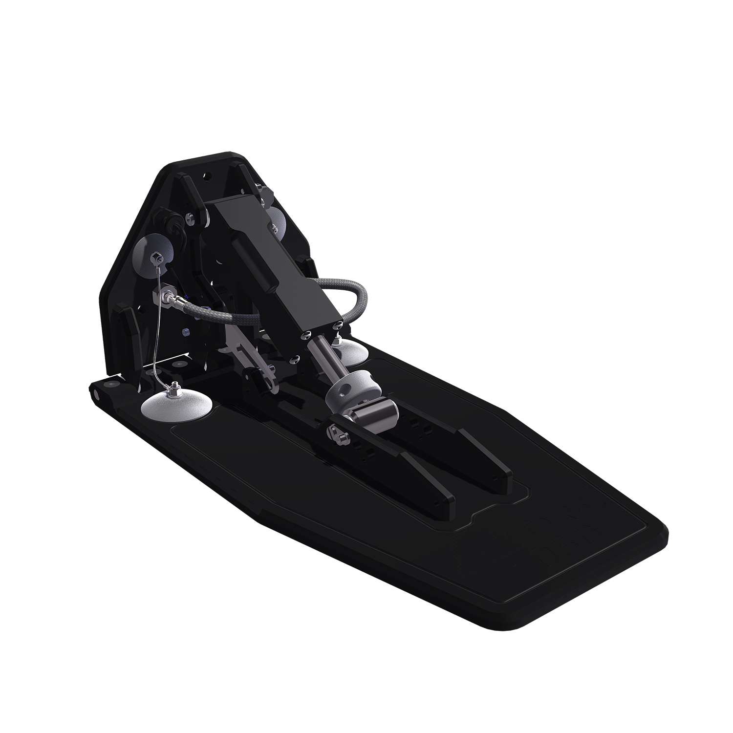 Livorsi 1050 trim tab kit with 10.25″ transom plate and electric indication – TTK1050EA