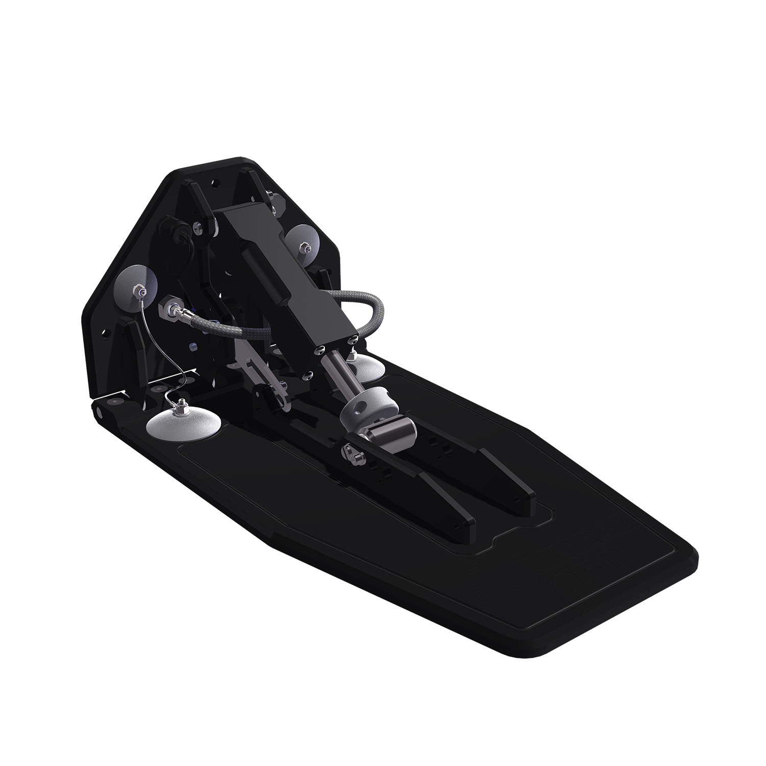 Livorsi 1050 trim tab kit with 12″ transom plate and electric indication – TTK1050EL
