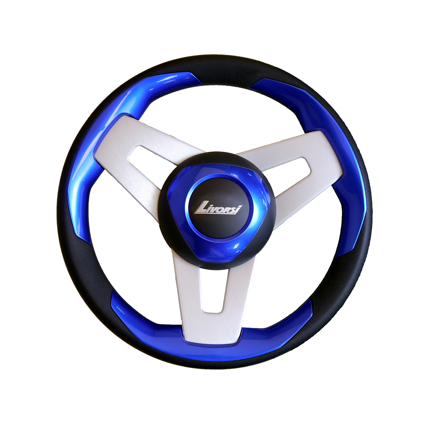 Blue Loredan wheel with center cover – ULSWBLL