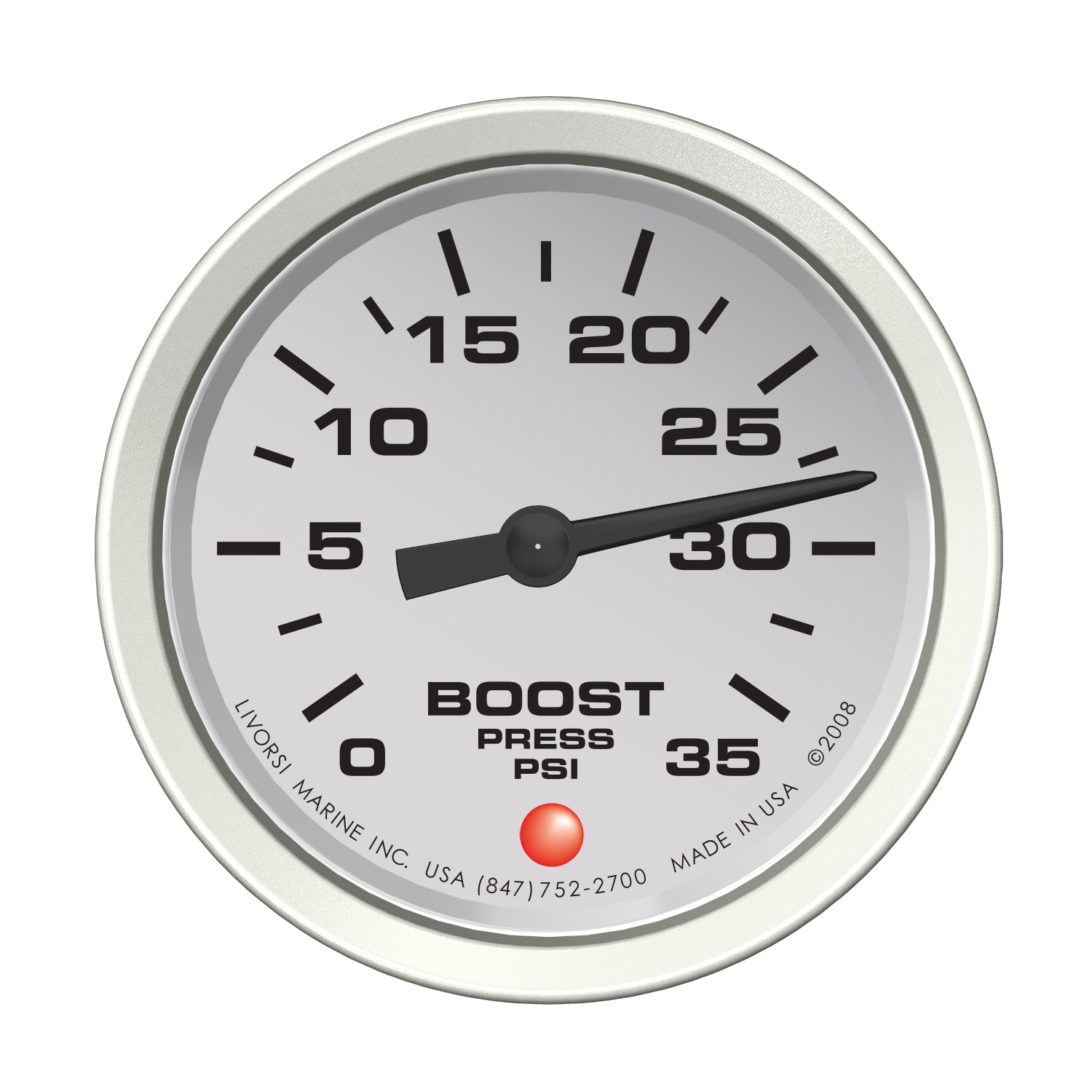 2 1/2″ Vantage View 35 PSI Boost Gauge – VJLB