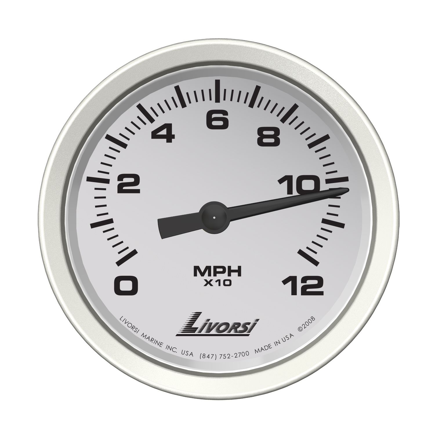 Vantage View 3 3/8″ 120 MPH Slave Speedometer – VJS120